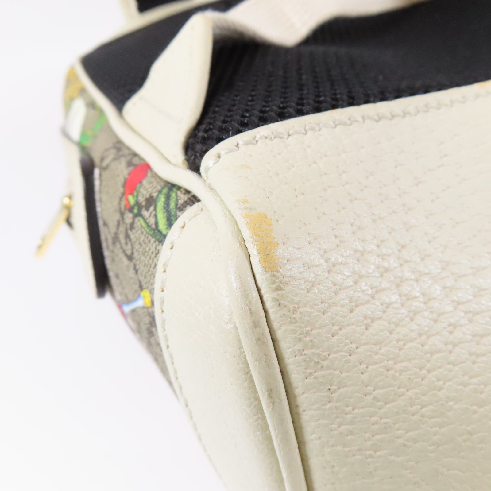GUCCI 塗層帆布Ophidia GG Small Backpack金扣背包米色/啡色