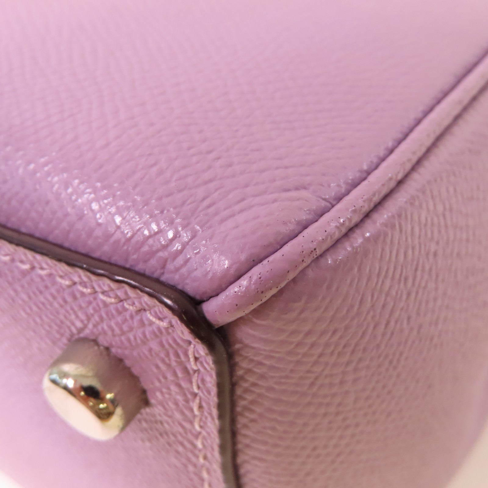 COACH 【激減優惠】牛皮皮革2Way Shoulder Bag手挽肩背兩用袋淺紫色
