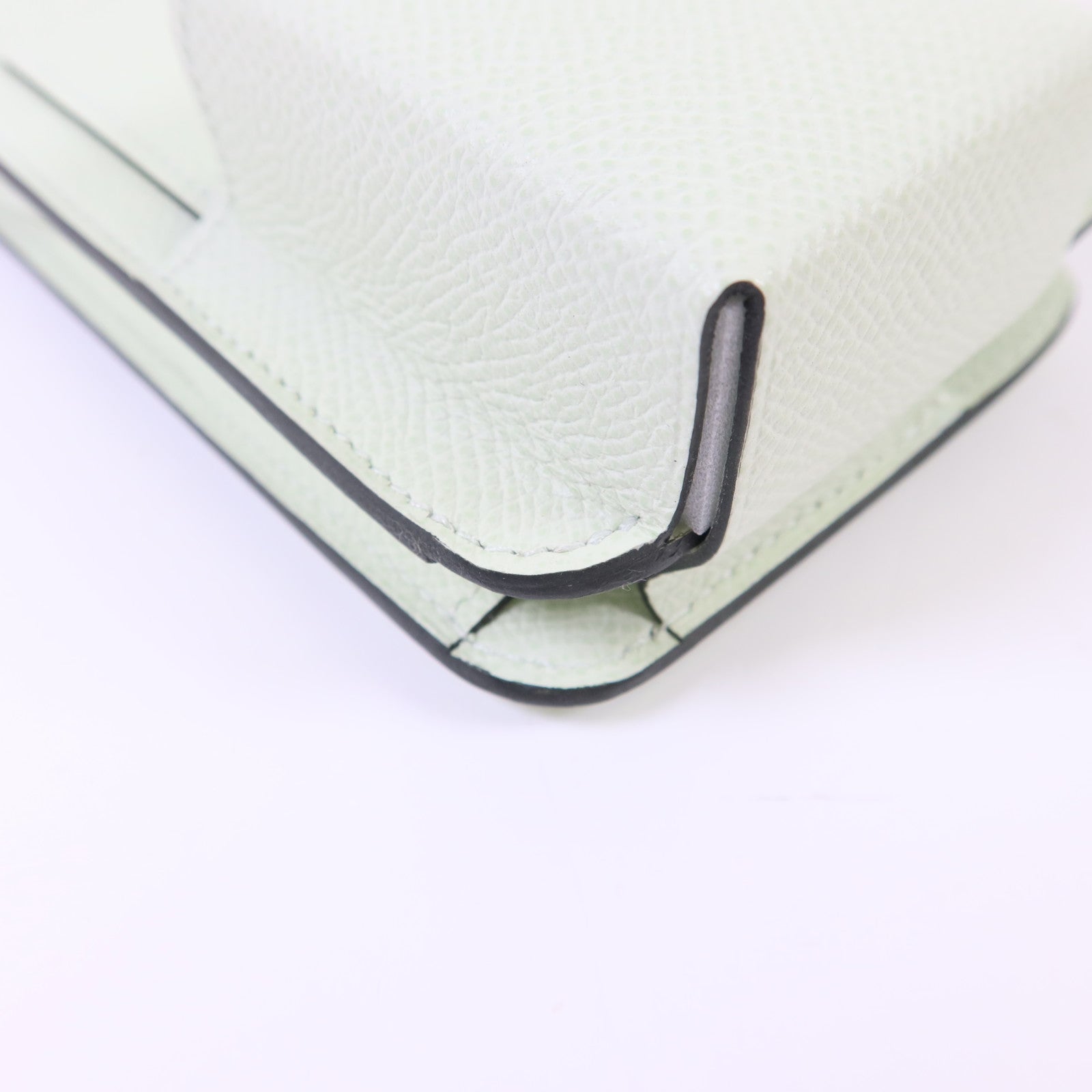 HERMES Epsom皮革Hermesway金扣肩背袋Vert Fizz/Rubis/Vert Comics