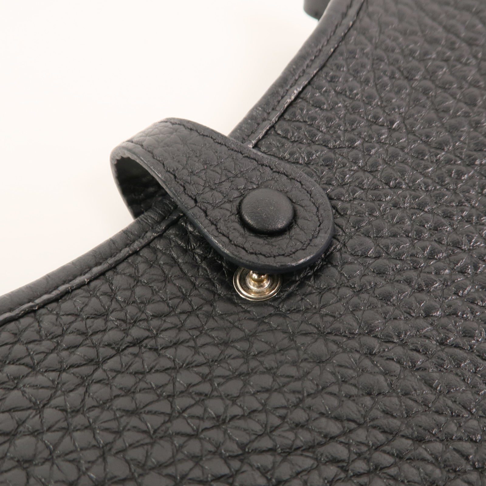 HERMES Clemence皮革Evelyne TPM肩背袋Noir