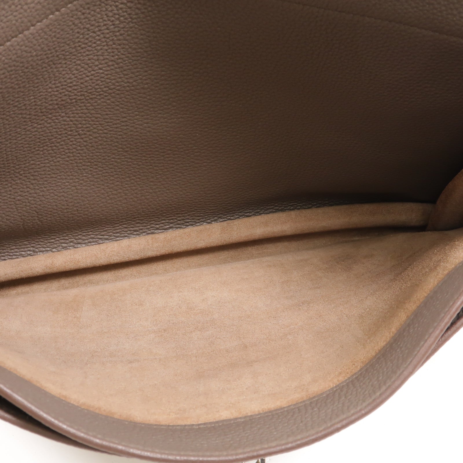 HERMES Togo皮革Kelly Depeches 34公事包Etain