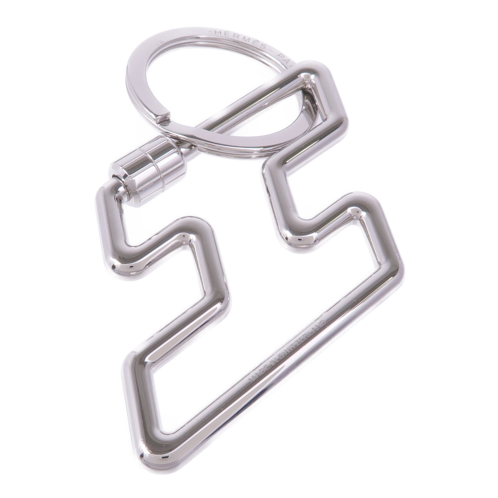 HERMES 【激減優惠】金屬H Too Speed Key Ring鑰匙圈