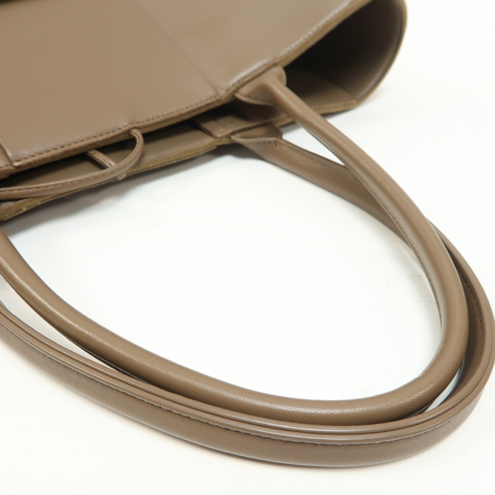 BOTTEGA VENETA 羊皮皮革Medium Arco Tote Bag金扣手挽袋啡色