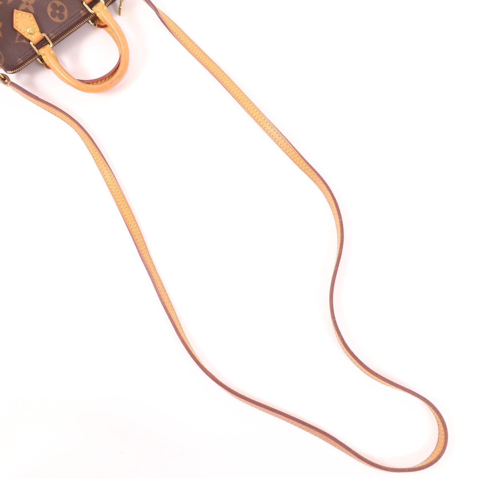 LOUIS VUITTON Monogram Nano Speedy金扣手挽肩背兩用袋