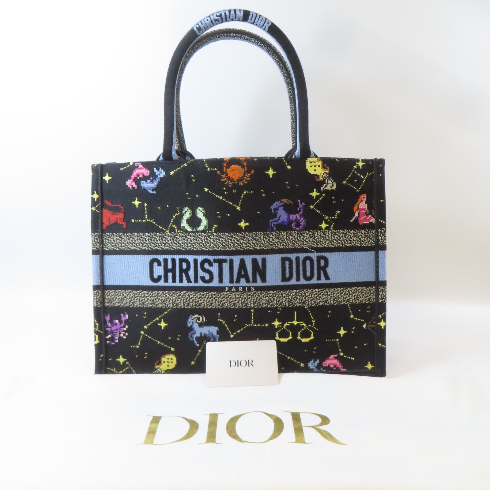 Dior 帆布Book Tote Medium手挽袋黑色