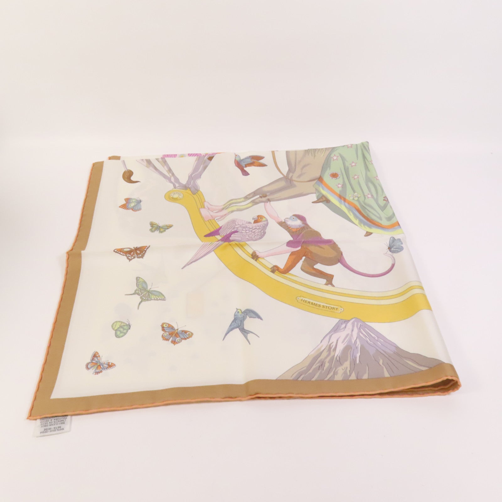 HERMES 絲質90x90絲巾