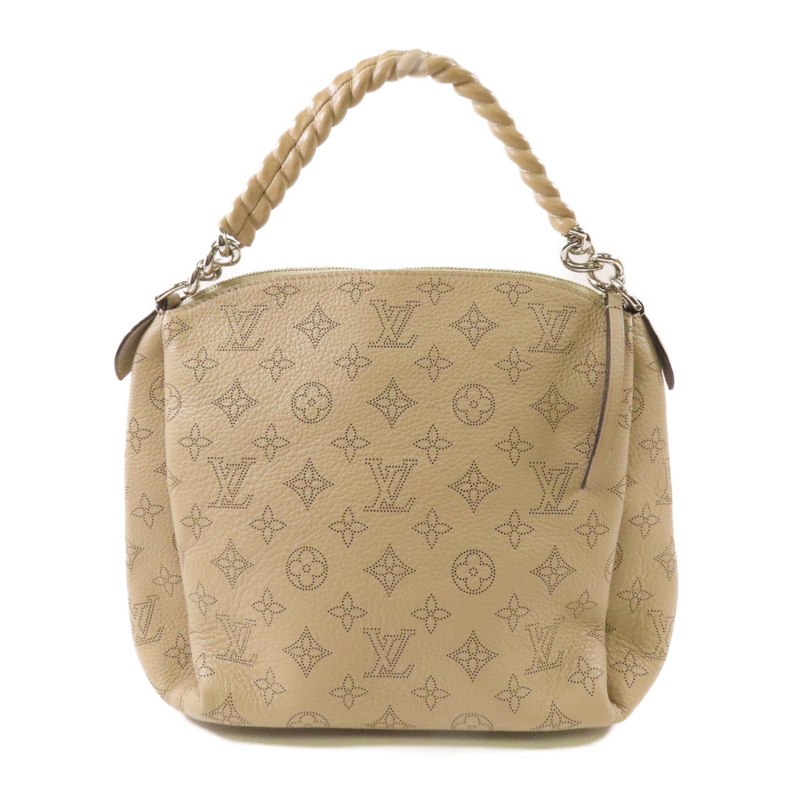 LOUIS VUITTON Mahina Babylon Chain BB銀扣手挽肩背兩用袋