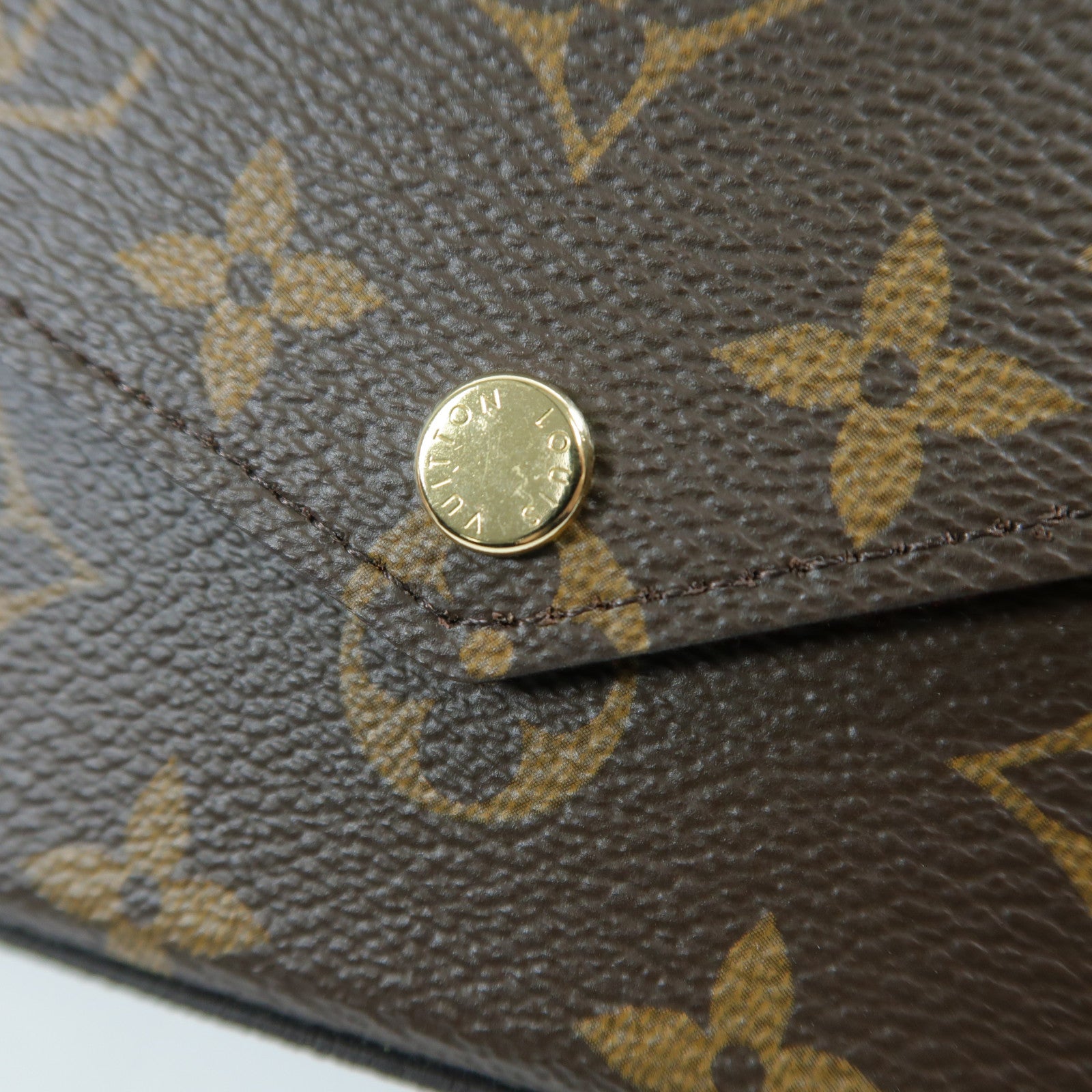 LOUIS VUITTON Monogram Felicie Pochette金扣鏈帶肩背袋