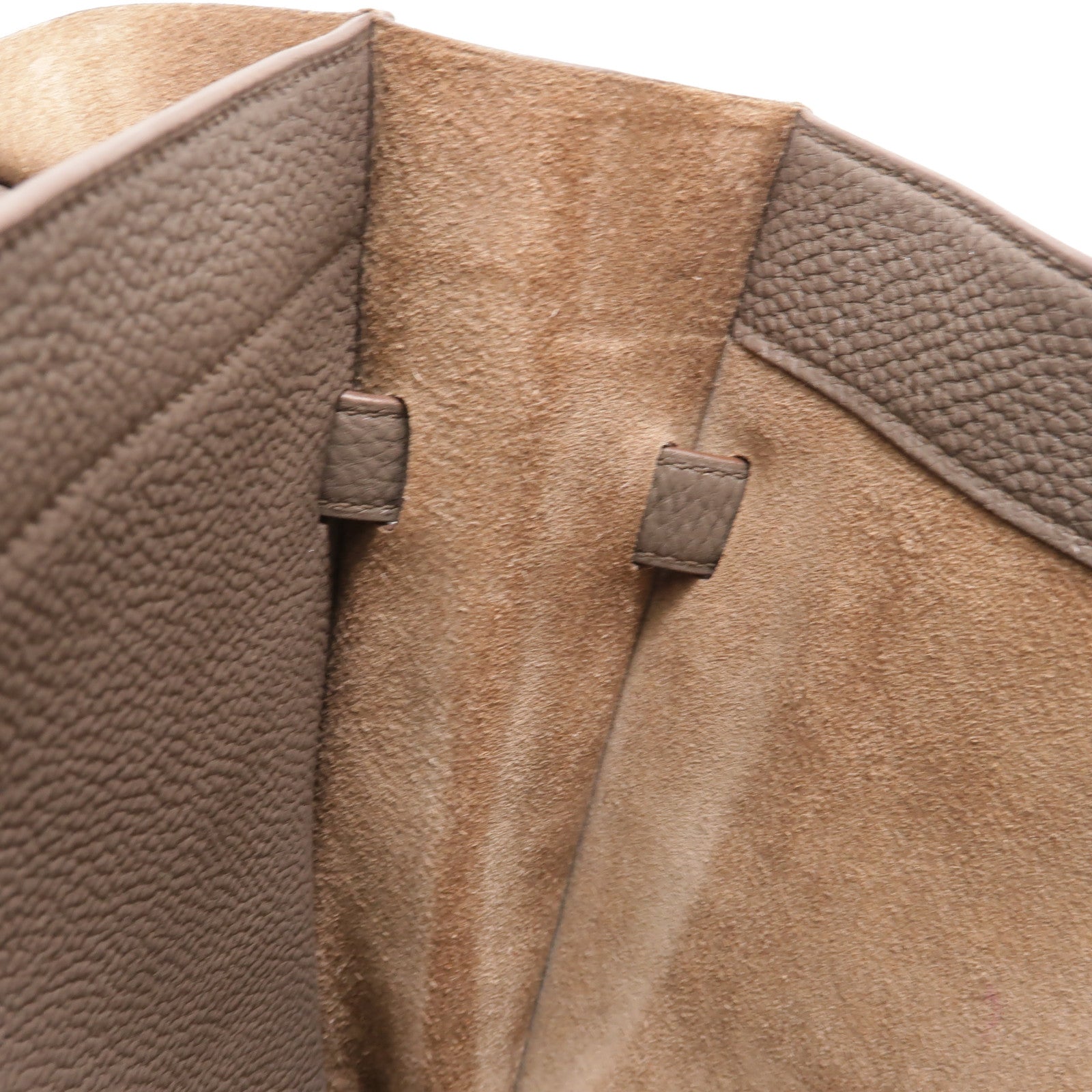HERMES Togo皮革Kelly Depeches 34公事包Etain