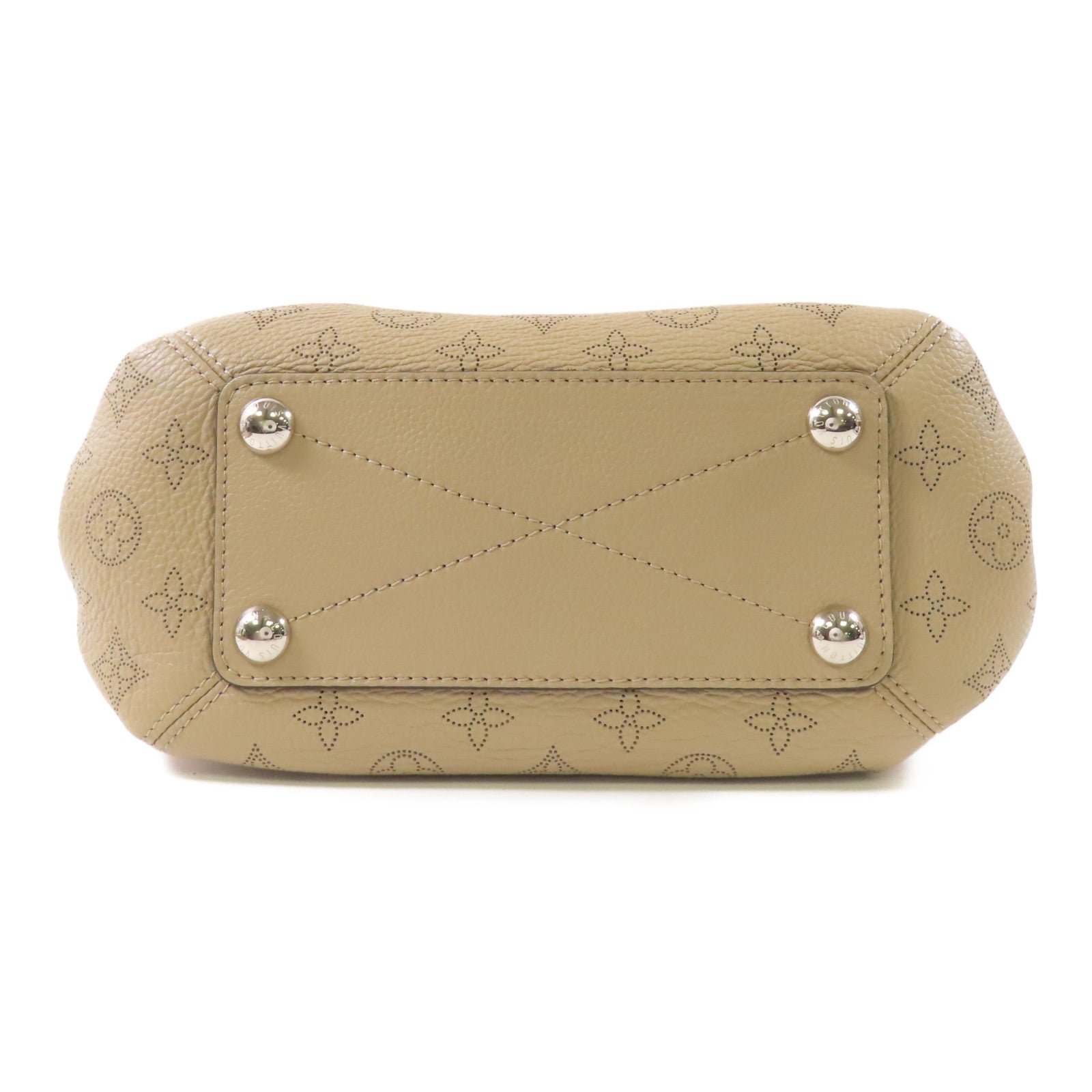 LOUIS VUITTON Mahina Babylon Chain BB銀扣手挽肩背兩用袋