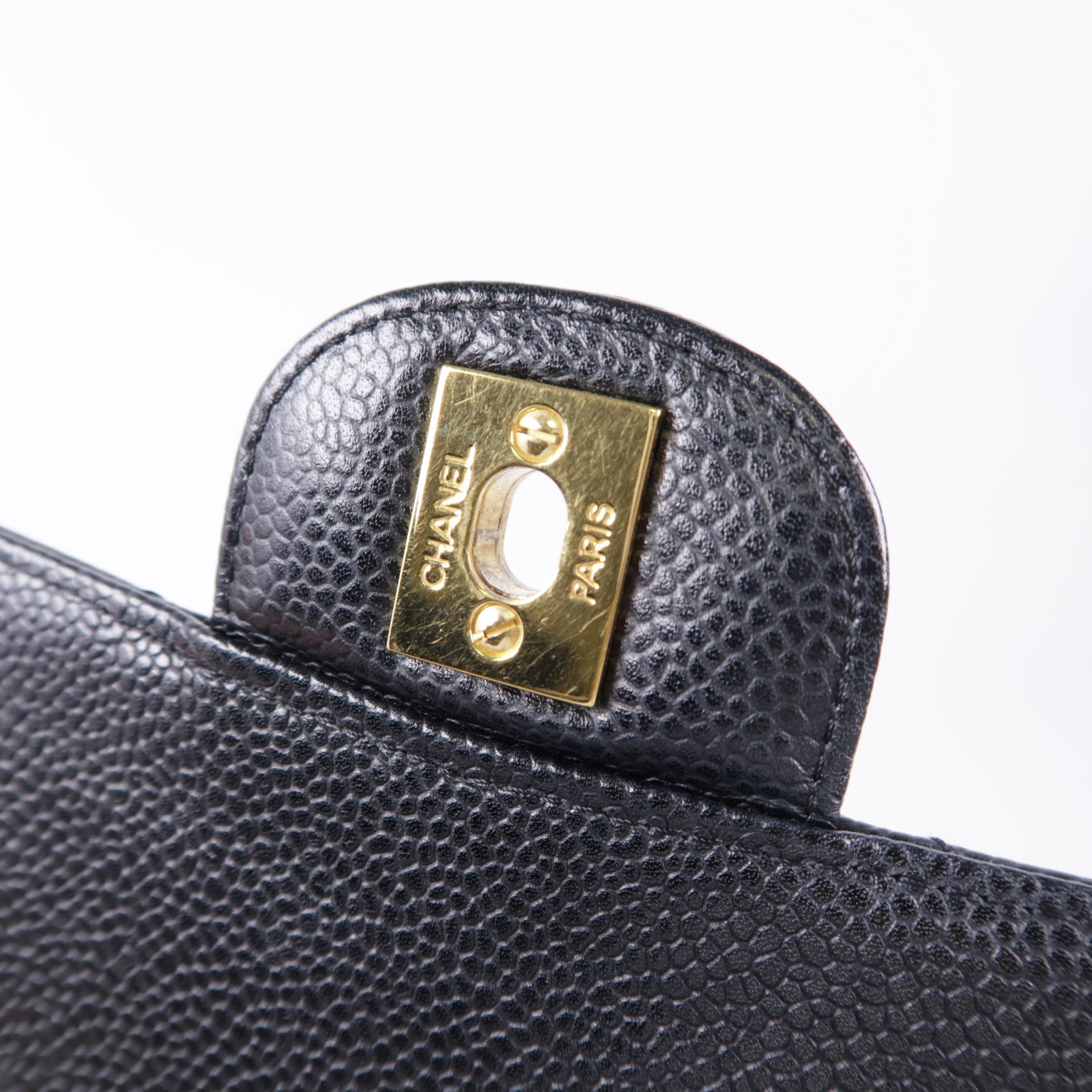 CHANEL 牛皮皮革Classic 25金扣鏈帶肩背袋