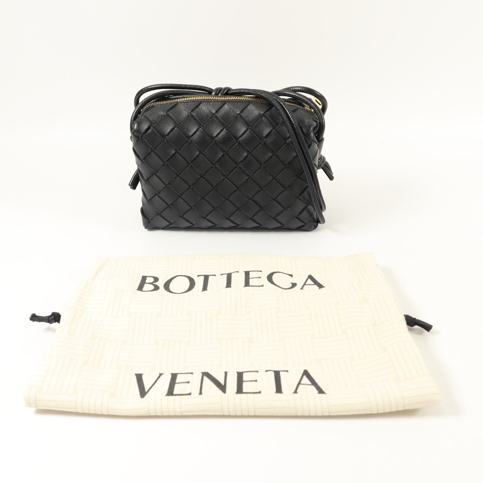 BOTTEGA VENETA 羊皮皮革Mini Loop肩背袋