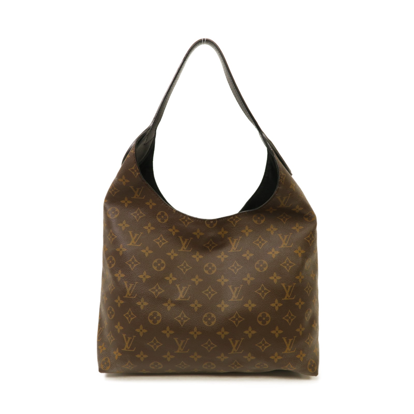 LOUIS VUITTON 【激減優惠】Monogram Flower Hobo金扣肩背袋啡色