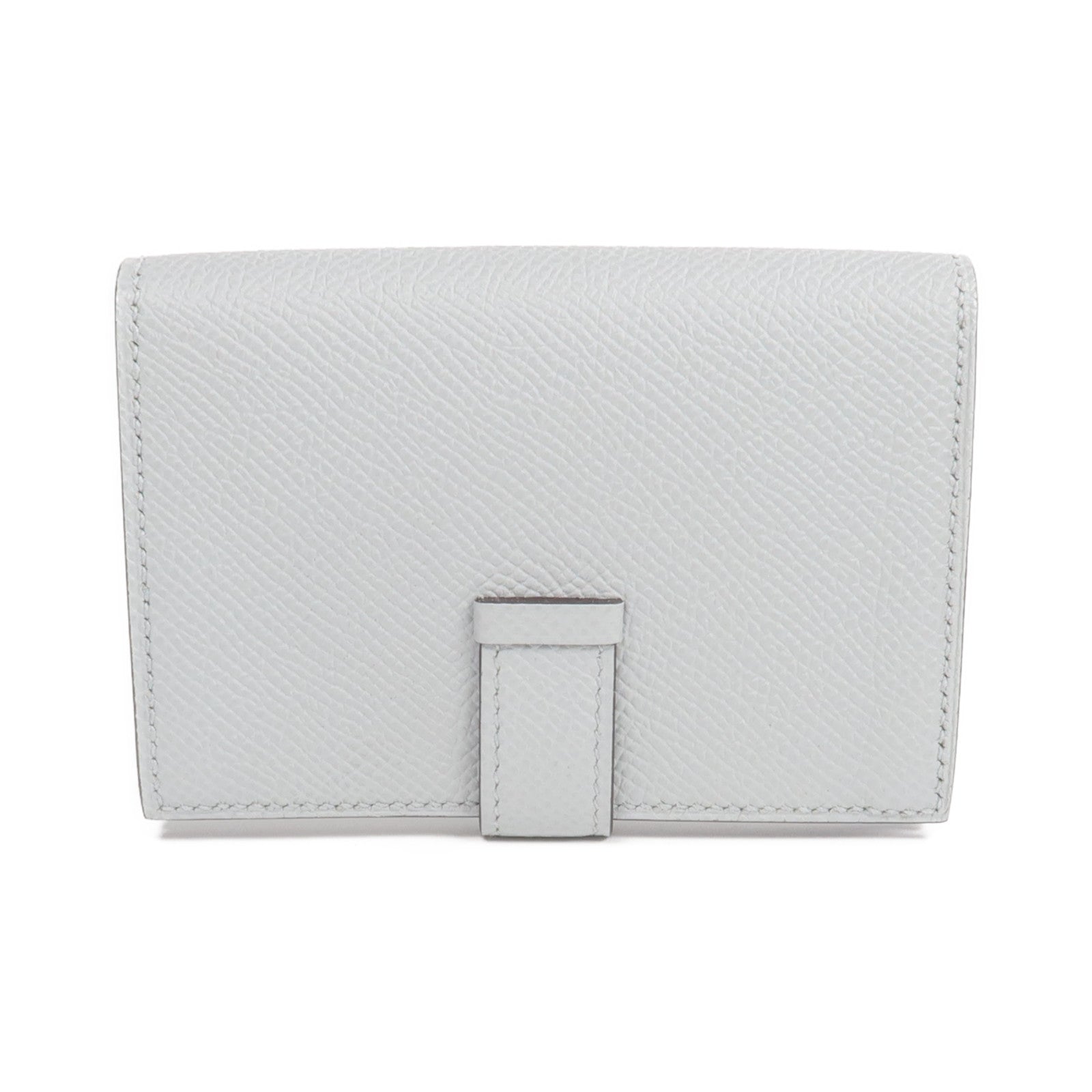 HERMES 【激減優惠】Epsom皮革Bearn Card Case銀扣卡片套
