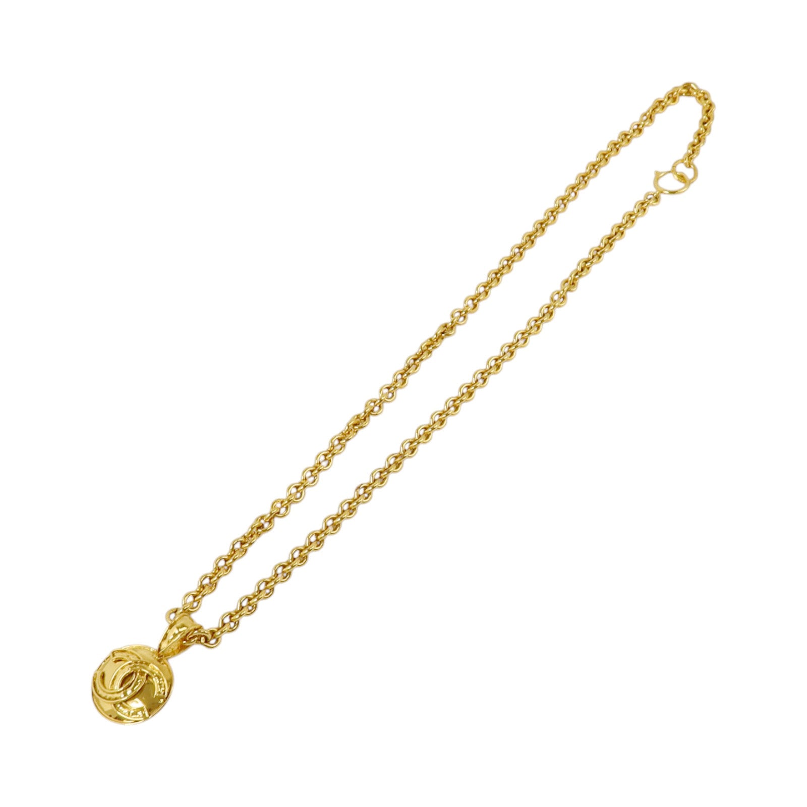 CHANEL 金屬Necklace金扣項鏈