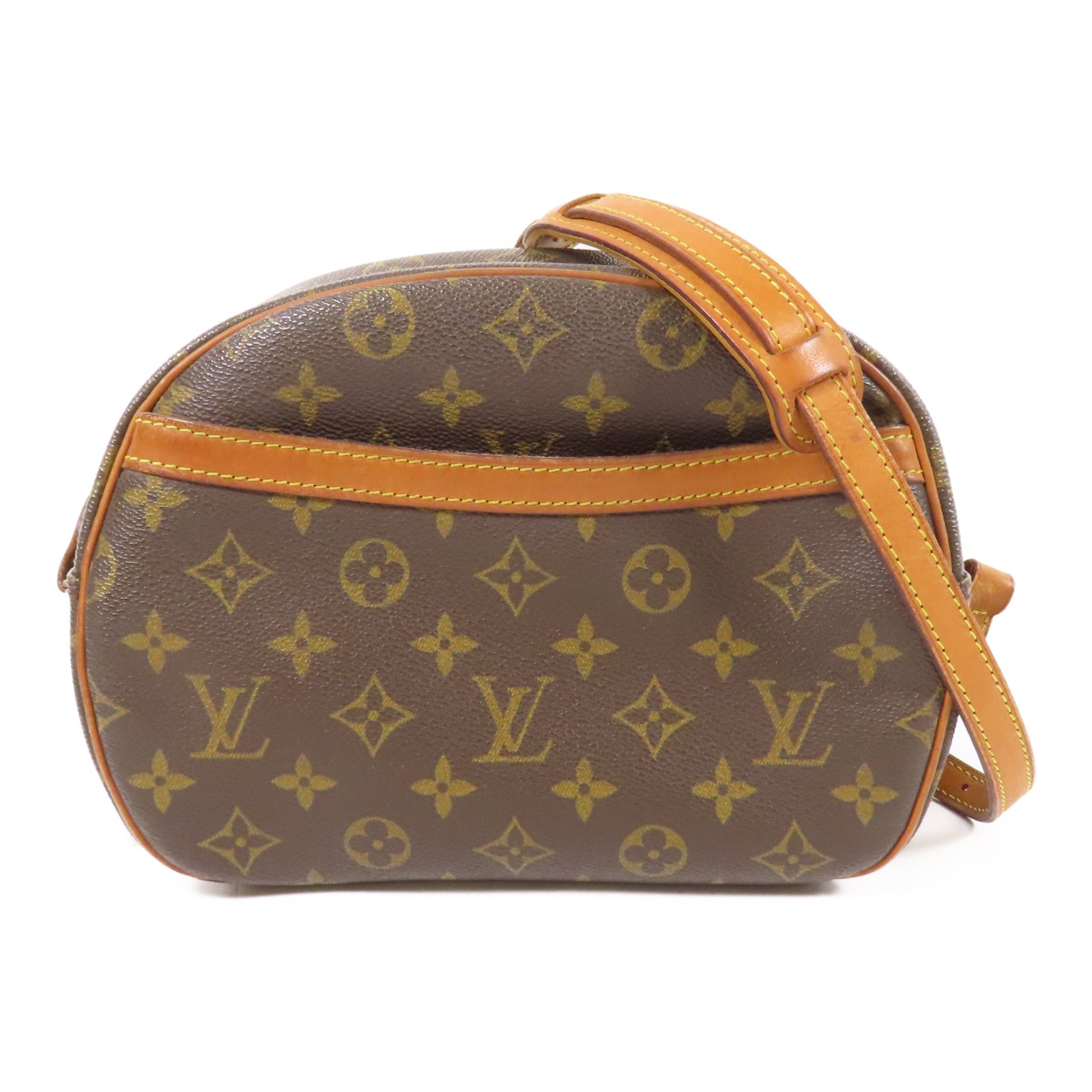 LOUIS VUITTON Monogram Blois金扣肩背袋棕色
