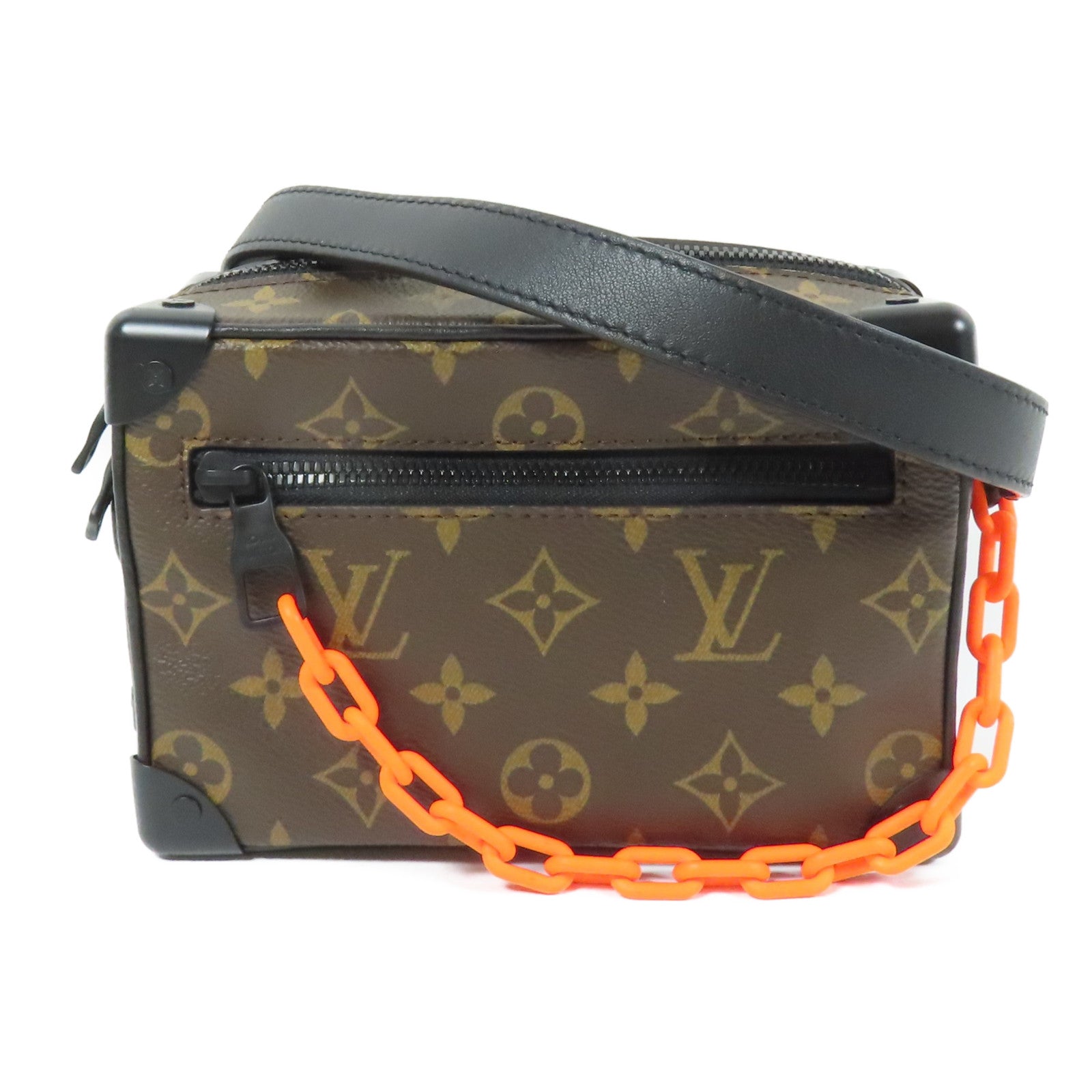 LOUIS VUITTON LV Mini Soft Trunk Shoulder Bag M44480 Monogram Solar Ray Brown