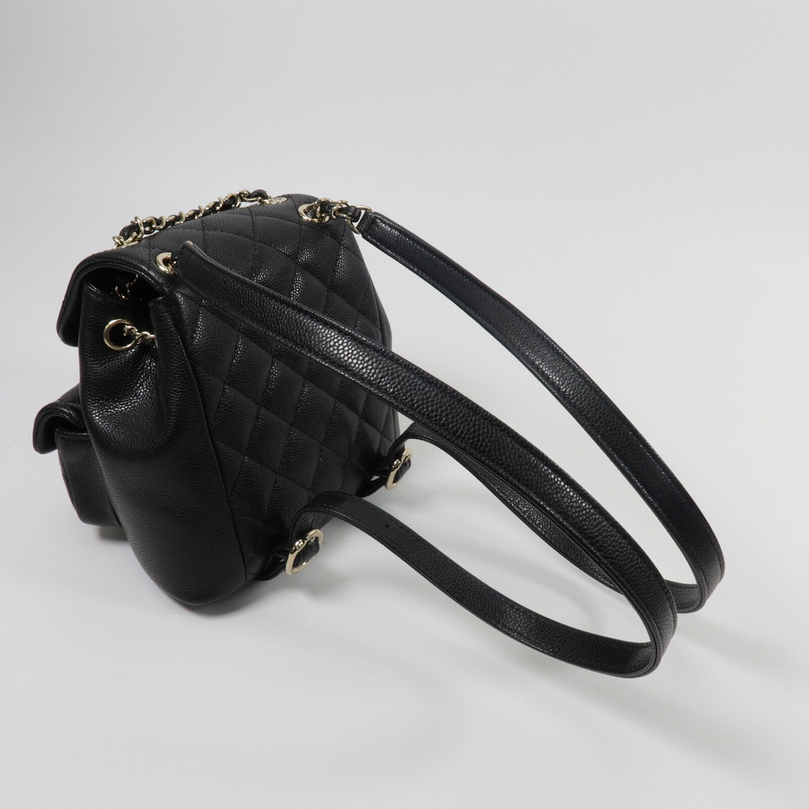 CHANEL 牛皮皮革Mini Duma背包