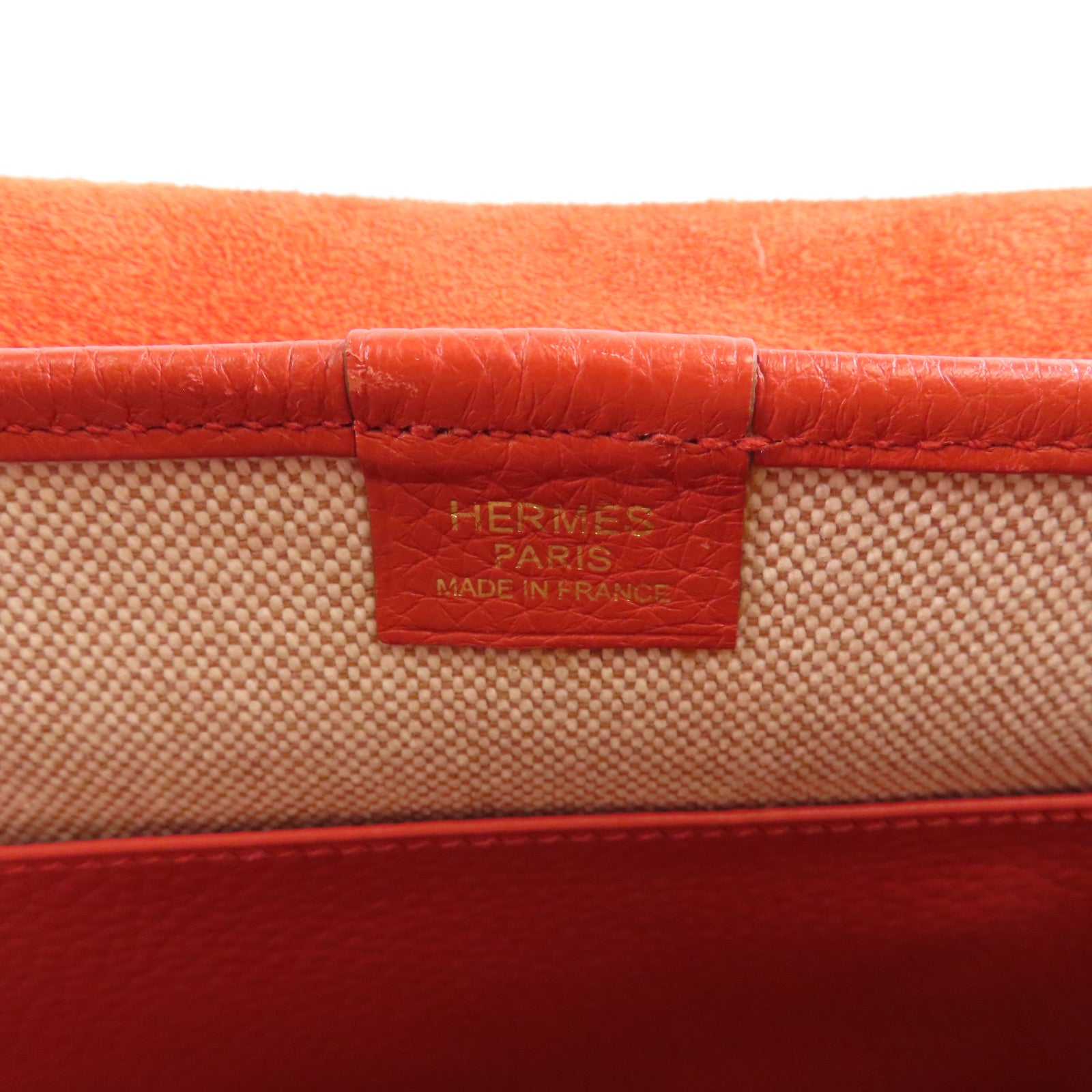 HERMES Clemence皮革Bourlingue Bag金扣肩背袋