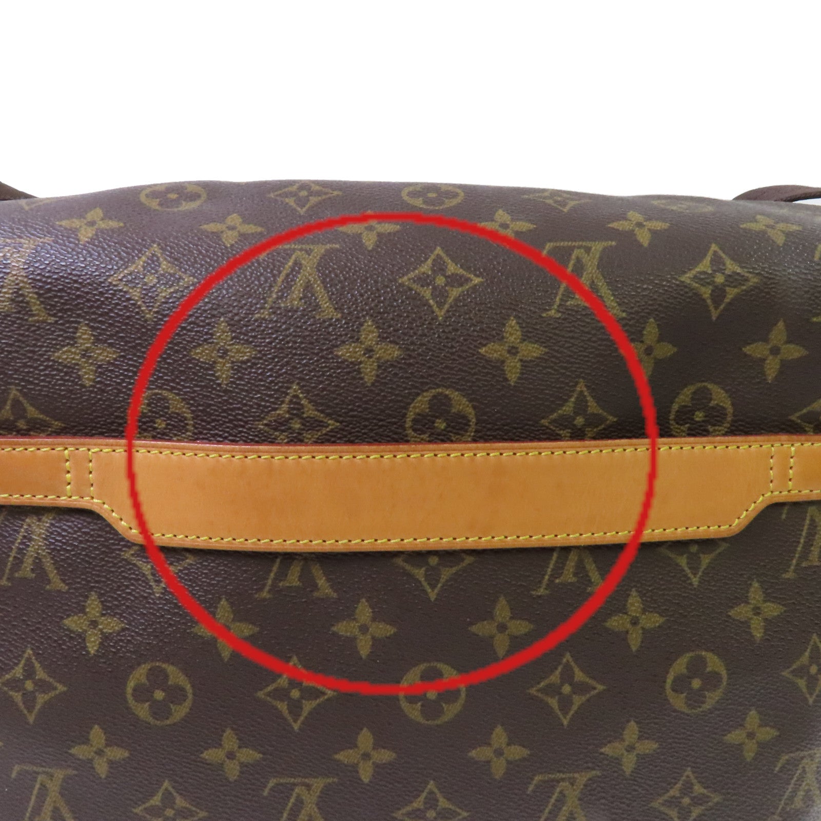 LOUIS VUITTON Monogram Abbeses Shoulder Bag金扣肩背袋啡色
