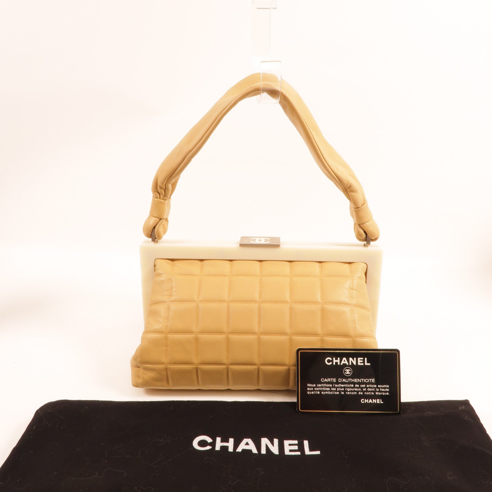 CHANEL 羊皮皮革Handbag手挽袋