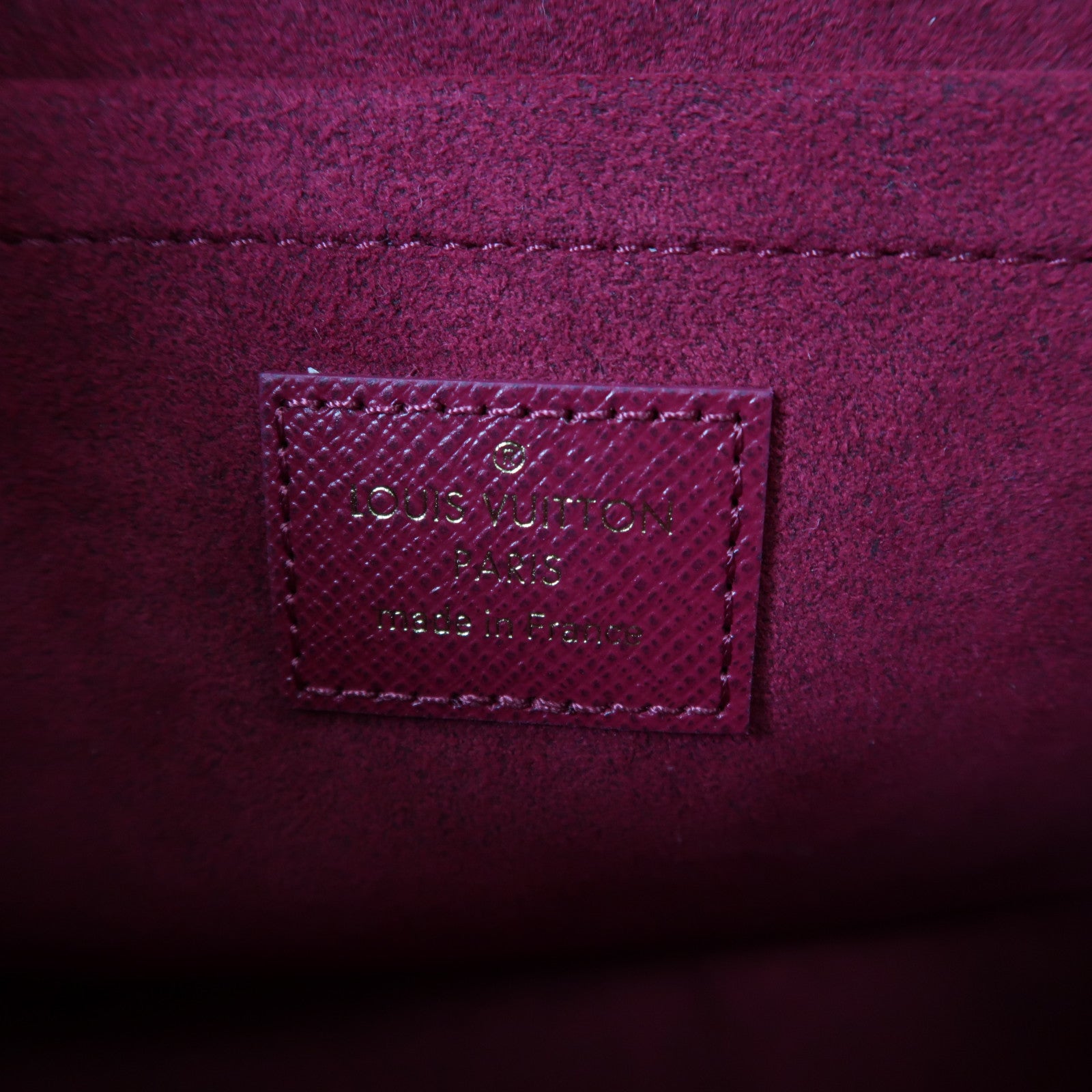 LOUIS VUITTON Monogram Felicie Pochette金扣鏈帶肩背袋