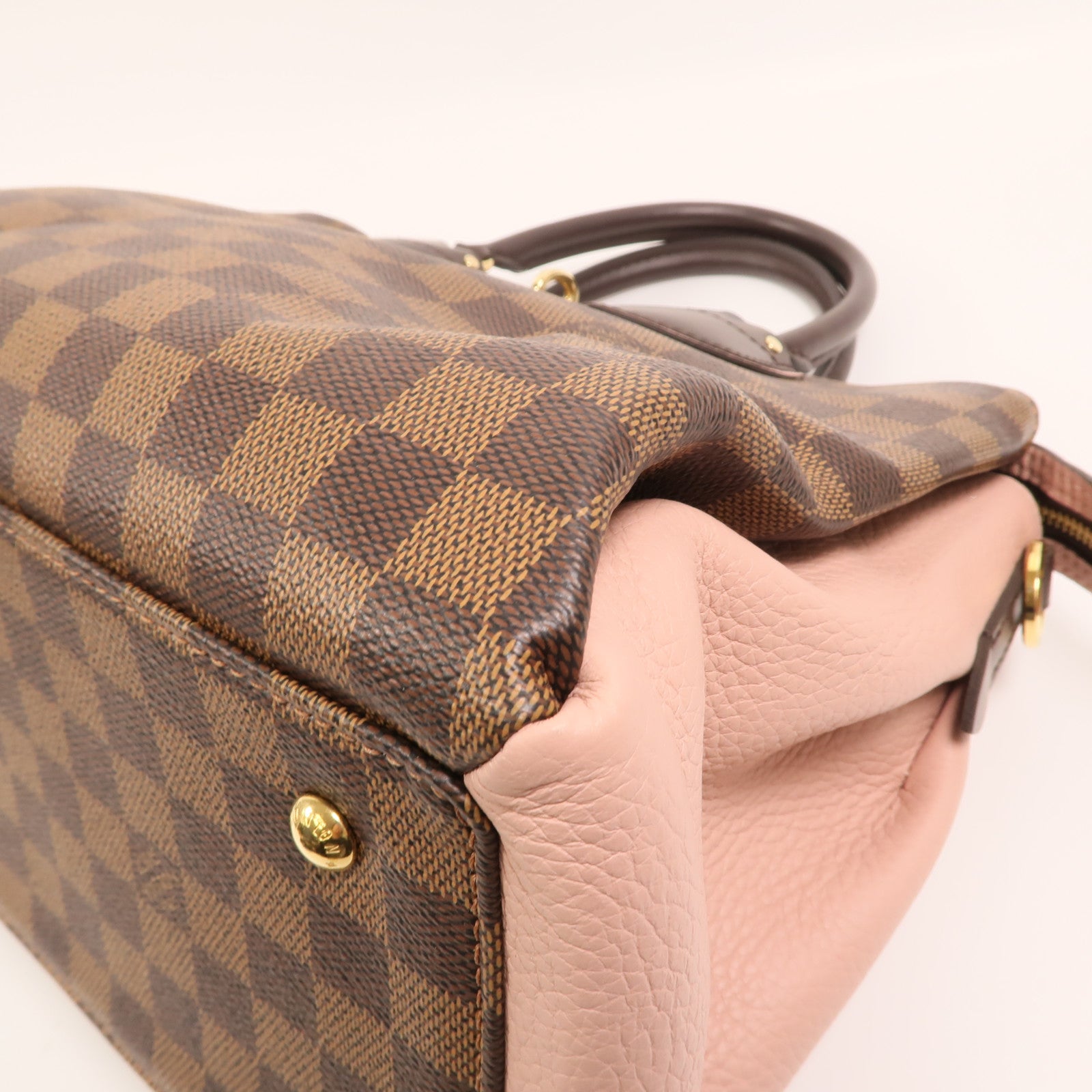 LOUIS VUITTON Damier Normandy金扣手挽肩背兩用袋