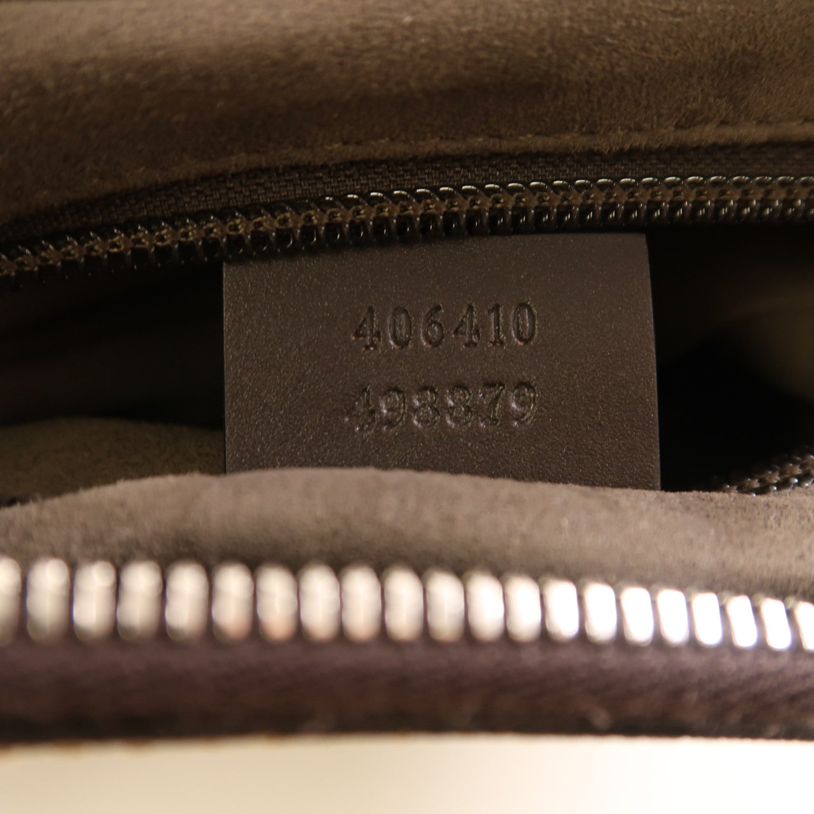 GUCCI 塗層帆布Gucci Signature銀扣肩背袋