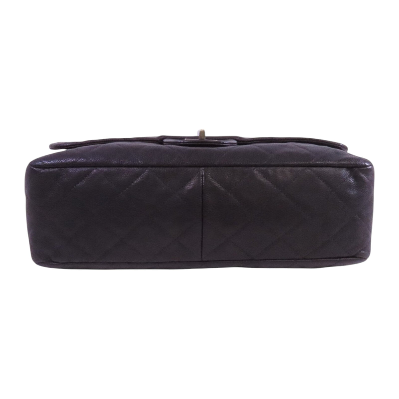 CHANEL 牛皮皮革Chain Shoulder Bag銀扣鏈帶肩背袋