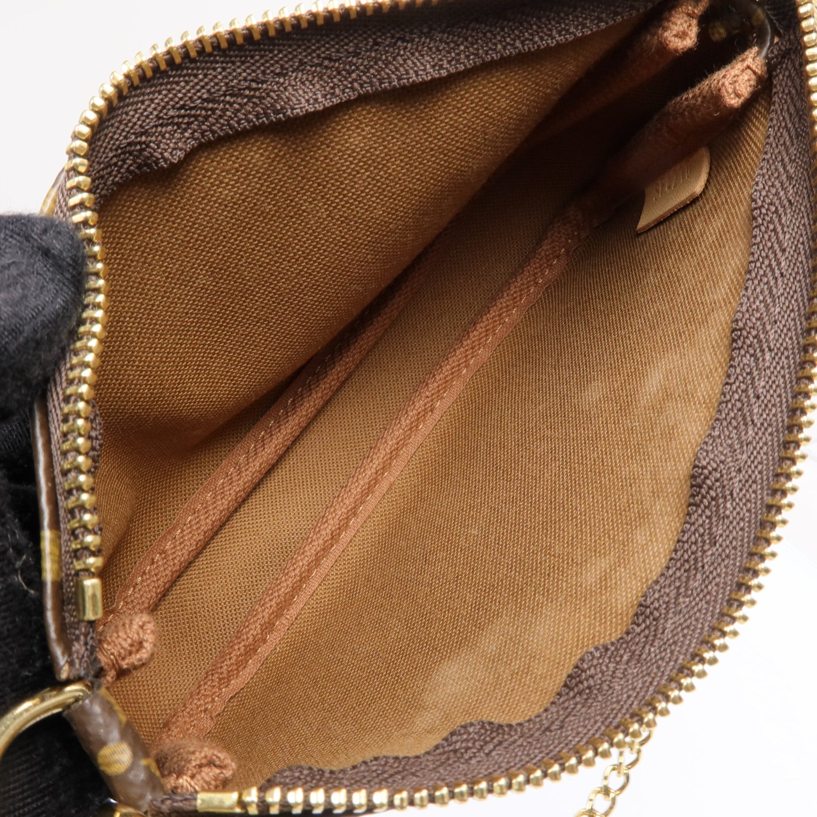 LOUIS VUITTON Monogram Mini Pochette Accessoires金扣手挽袋