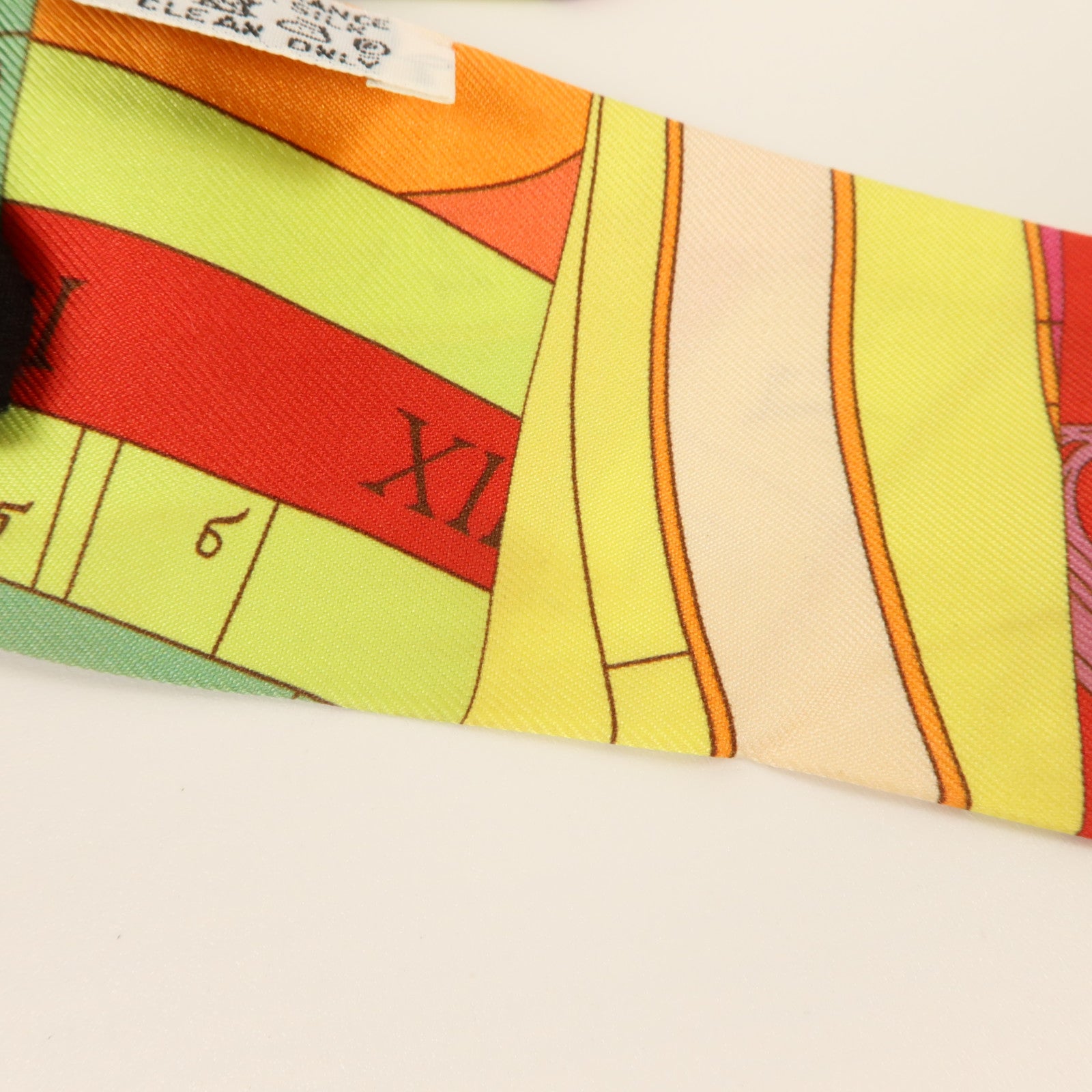 HERMES 絲質Twilly絲巾