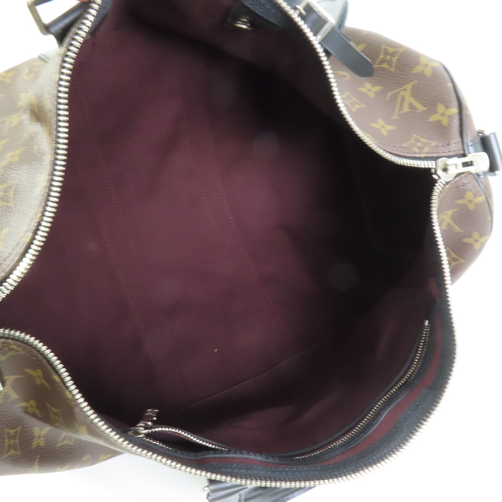 LOUIS VUITTON Monogram Macassar Keepall Bandouliere 45手挽肩背兩用袋