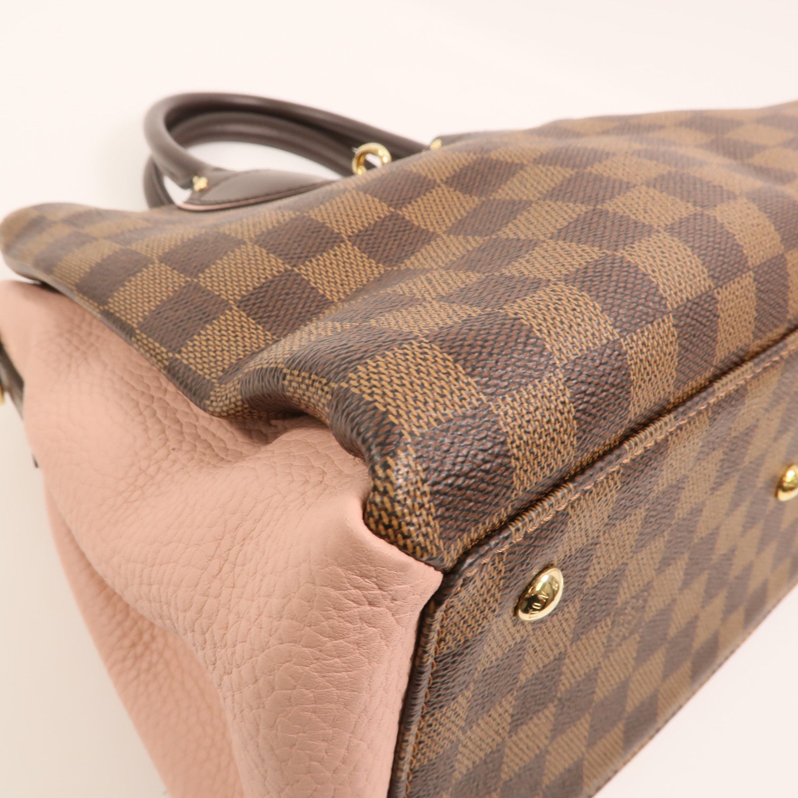 LOUIS VUITTON Damier Normandy金扣手挽肩背兩用袋