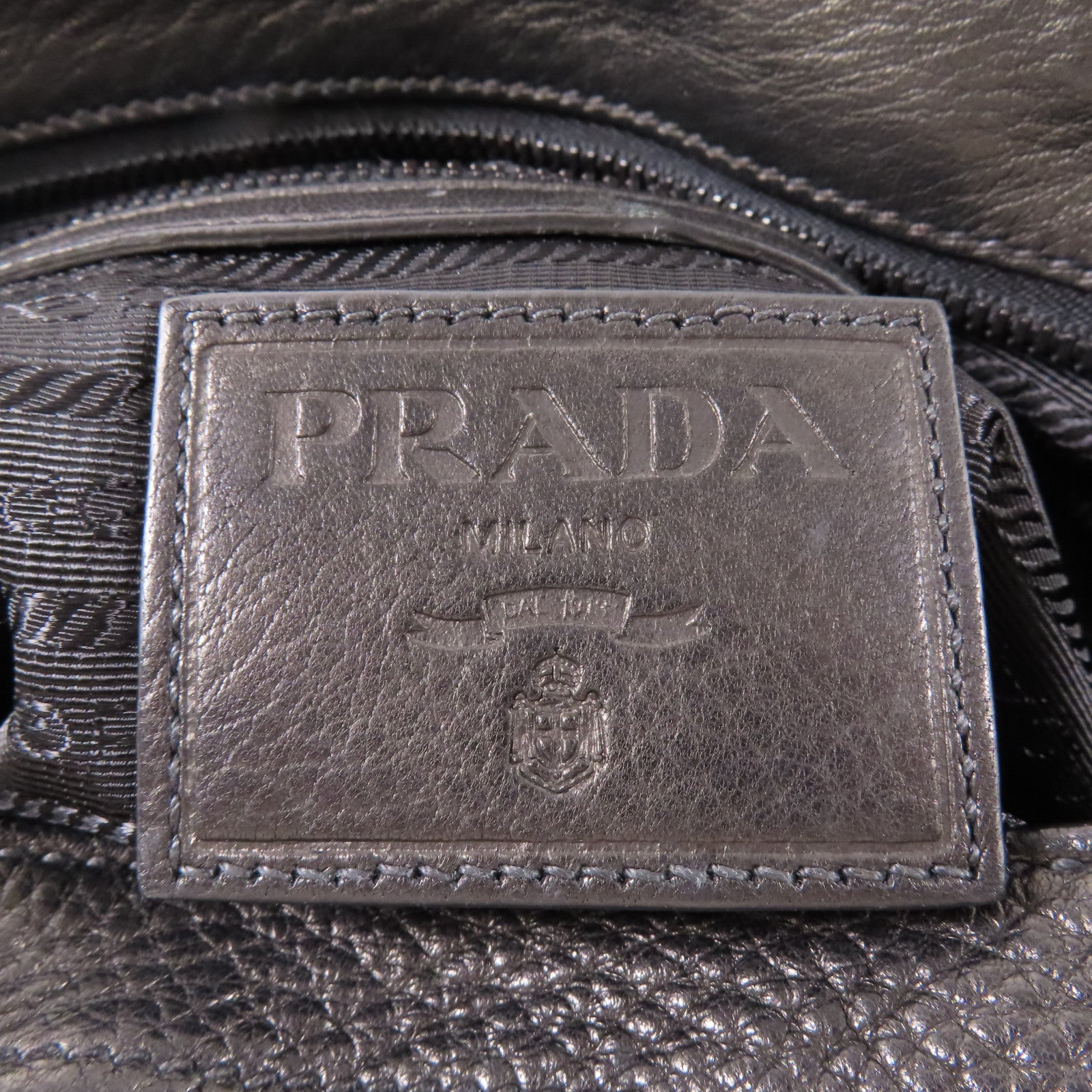 PRADA 鹿皮皮革Shoulder Bag肩背袋
