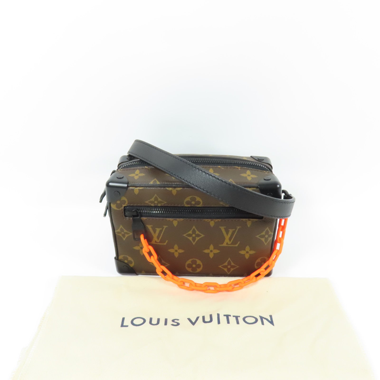 LOUIS VUITTON LV Mini Soft Trunk Shoulder Bag M44480 Monogram Solar Ray Brown