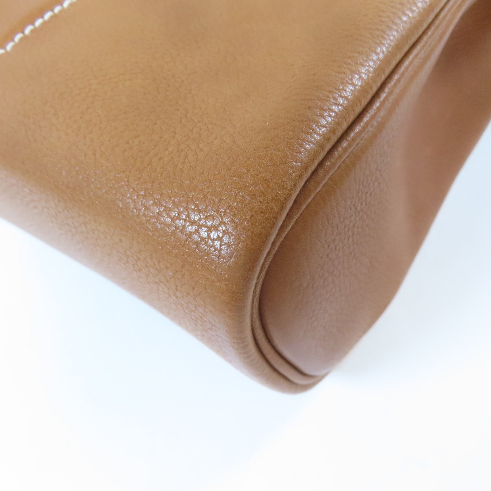 HERMES Barenia皮革Hac A Dos PM銀扣背包Faure啡色
