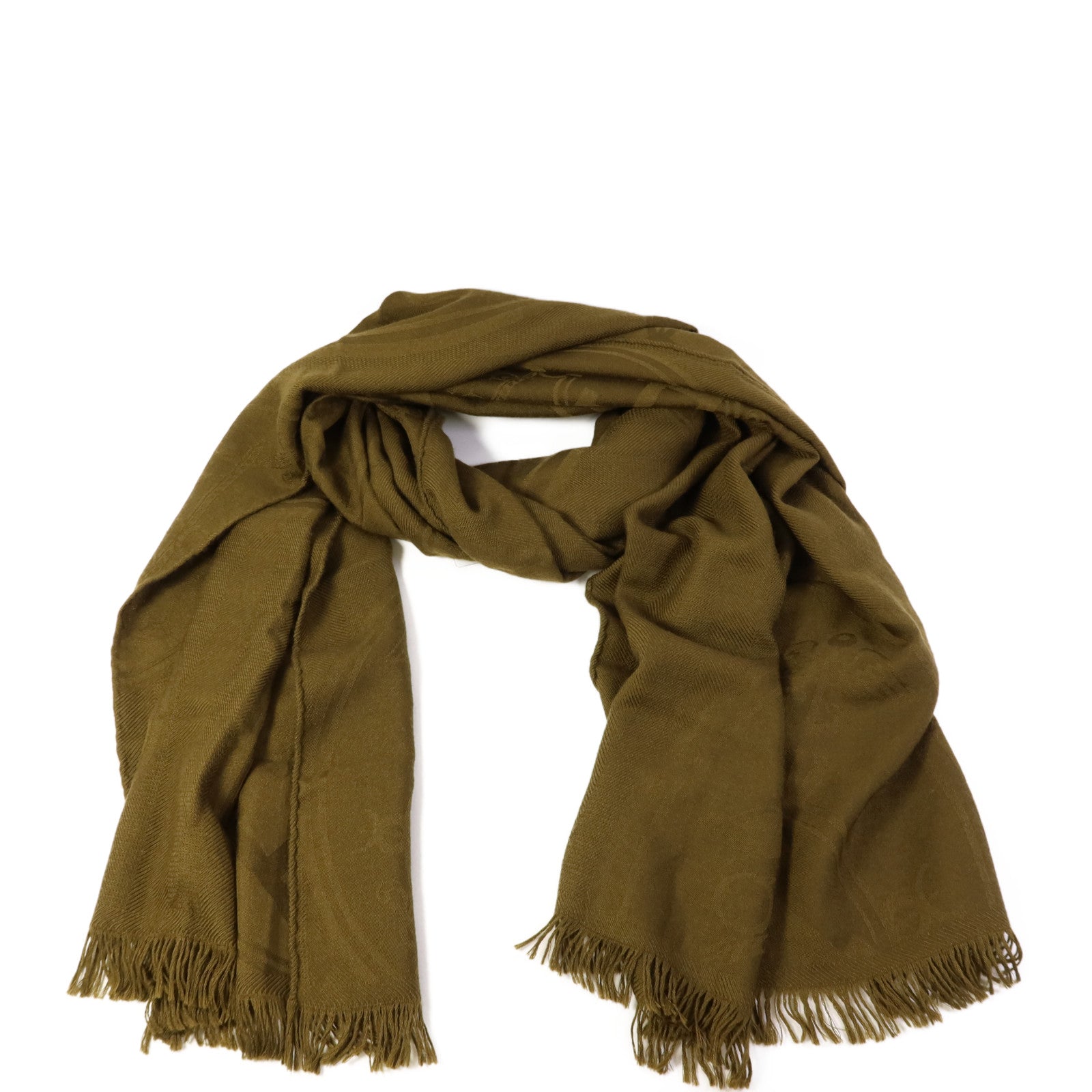 HERMES 羊絨/絲質Scarf頸巾