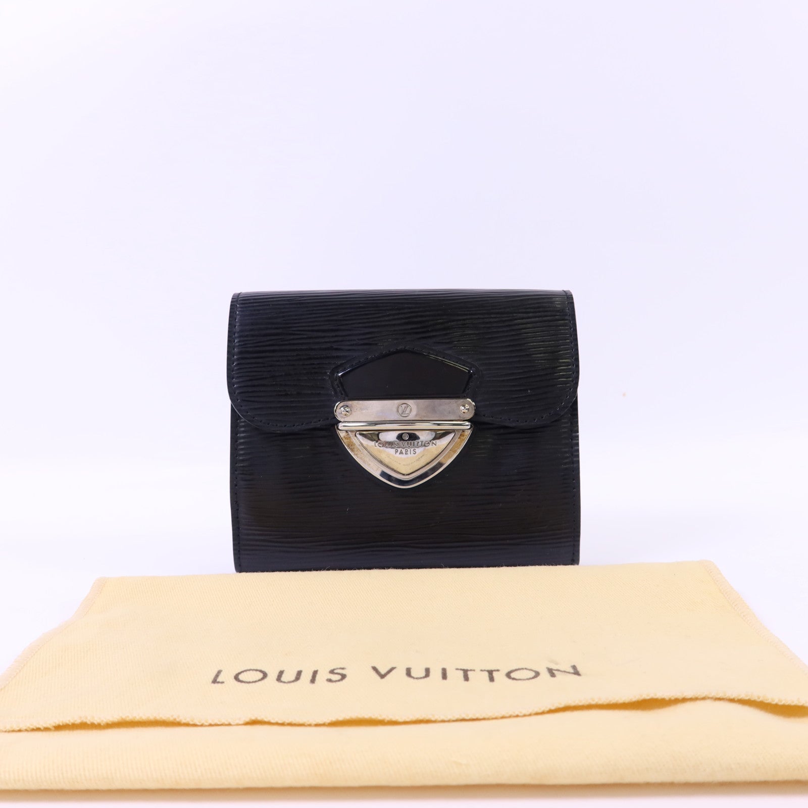 LOUIS VUITTON Epi Portefeuille Joey銀扣錢包