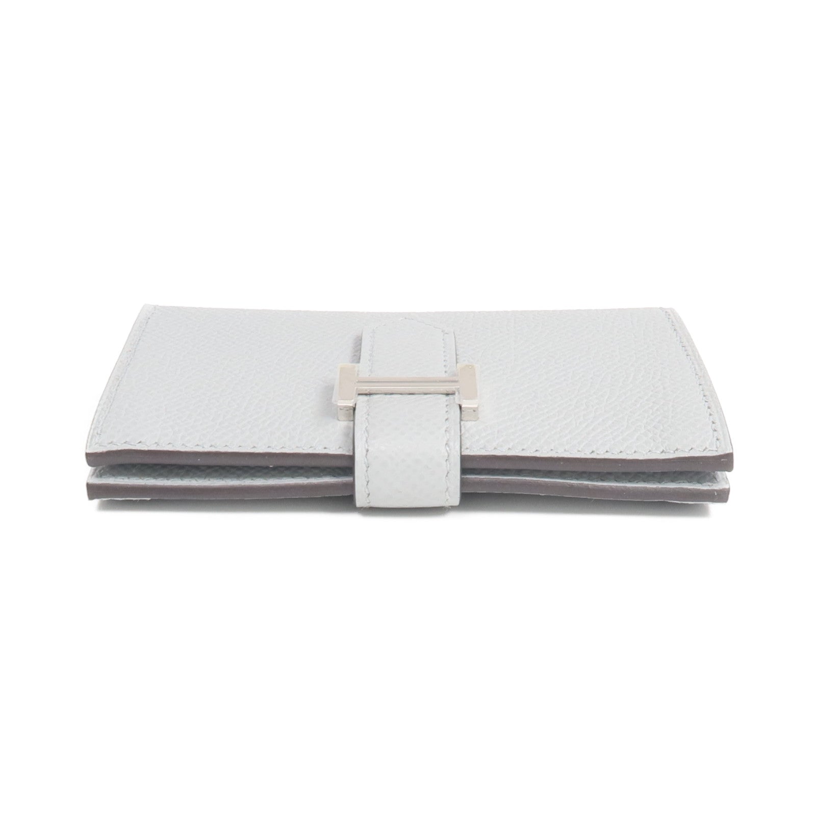 HERMES 【激減優惠】Epsom皮革Bearn Card Case銀扣卡片套