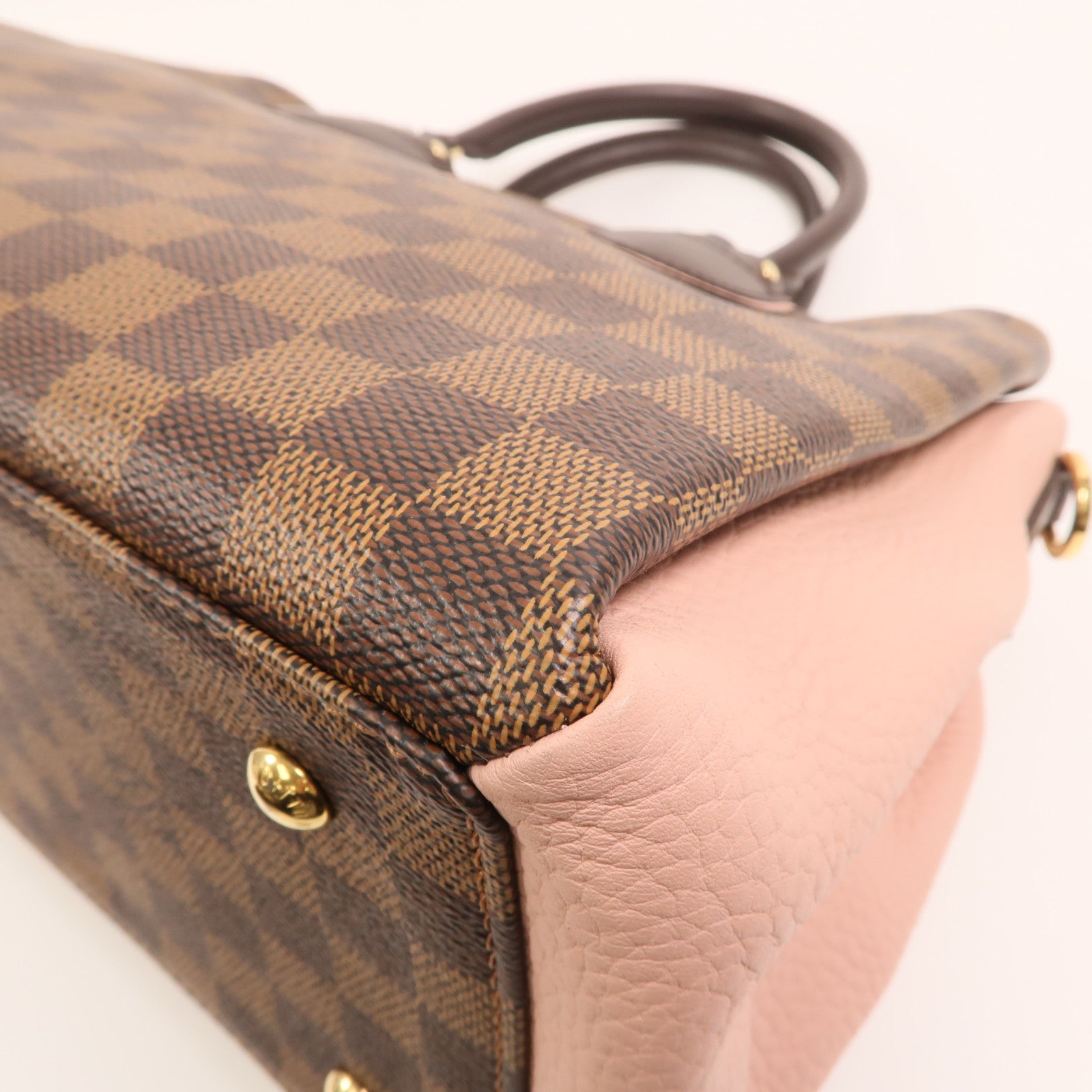 LOUIS VUITTON Damier Normandy金扣手挽肩背兩用袋