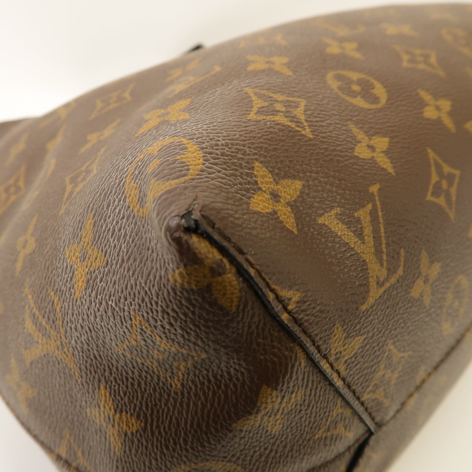 LOUIS VUITTON 【激減優惠】Monogram Flower Hobo金扣肩背袋啡色