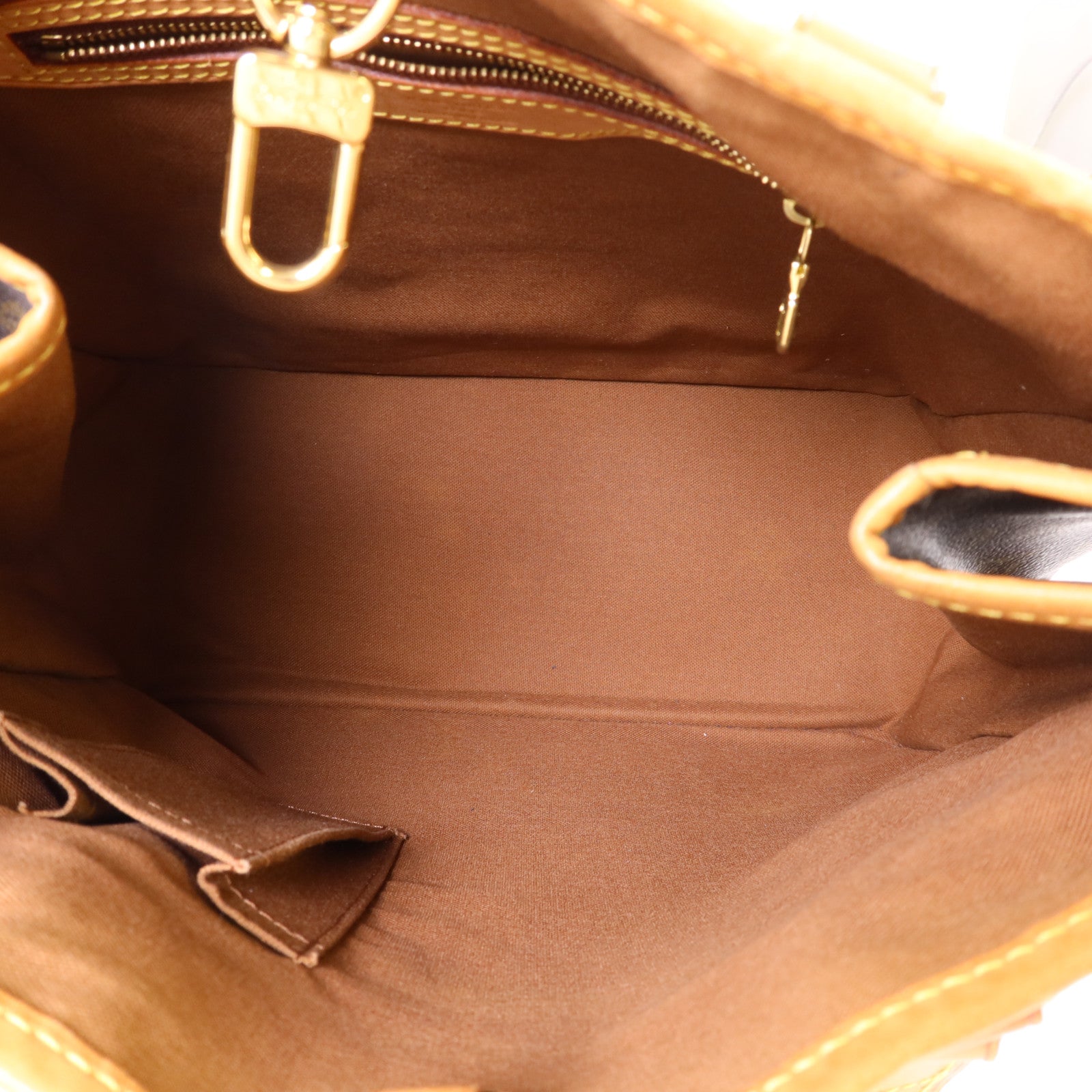 LOUIS VUITTON 【激減優惠】Monogram Batignolles金扣手挽袋棕色