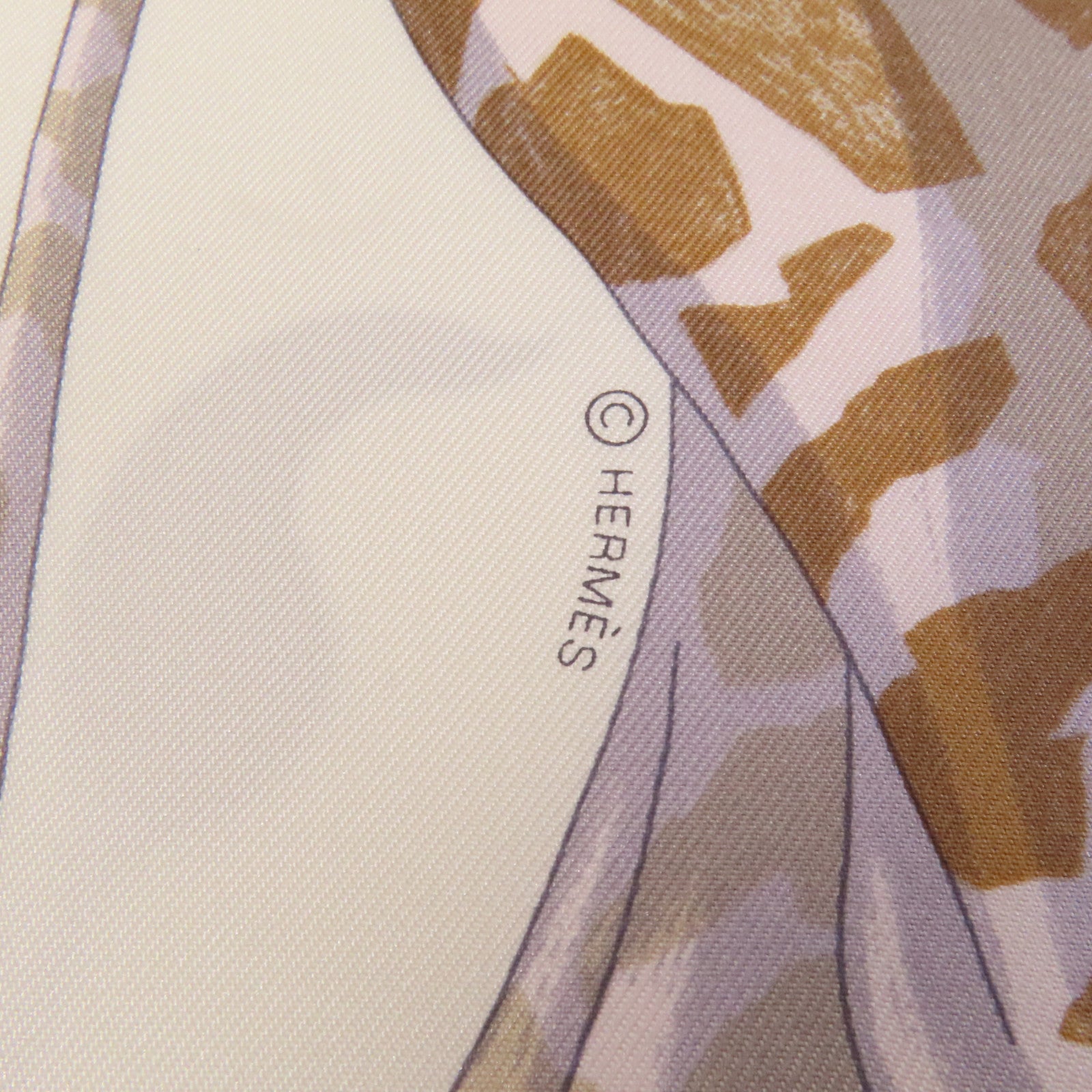 HERMES 絲質90x90絲巾