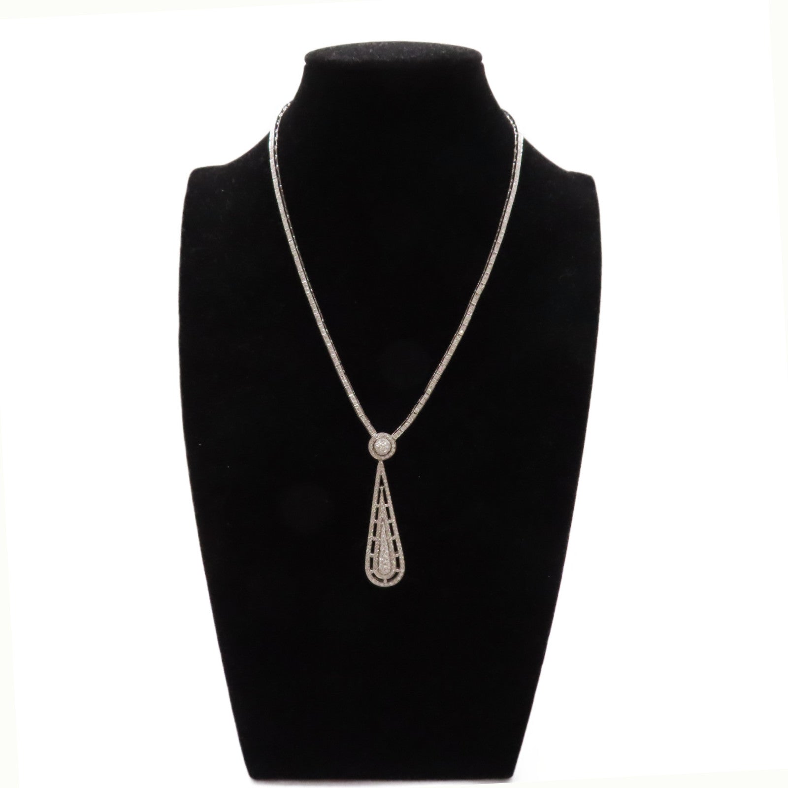 JEWELRY 18K白金Diamond Necklace 6.30ct鑽石項鍊