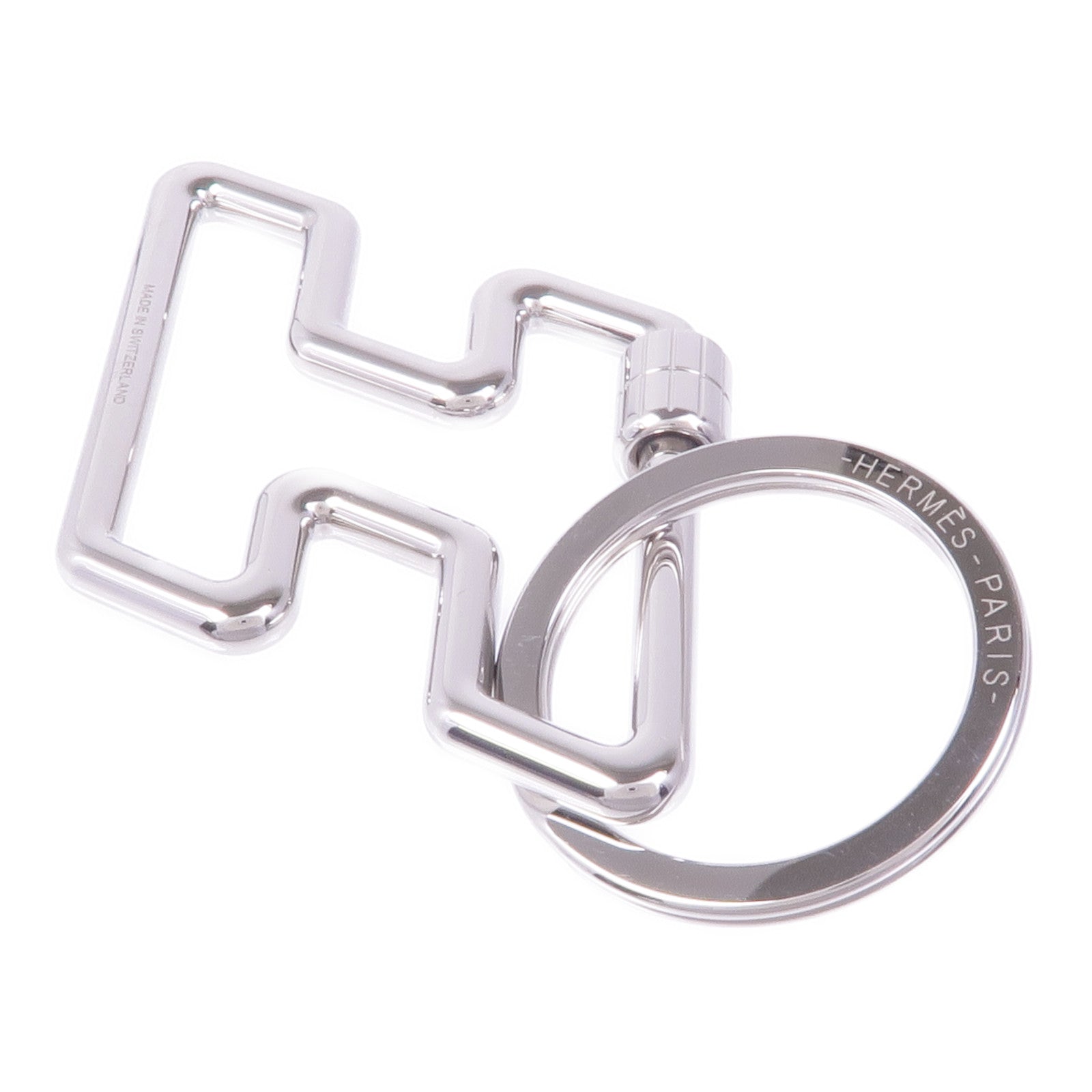 HERMES 【激減優惠】金屬H Too Speed Key Ring鑰匙圈