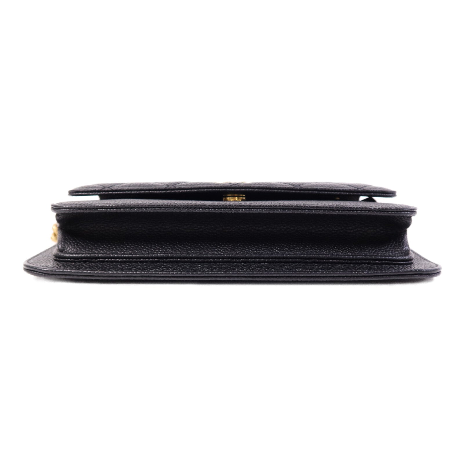 CHANEL 牛皮皮革Chain Shoulder Bag金扣鏈帶肩背袋