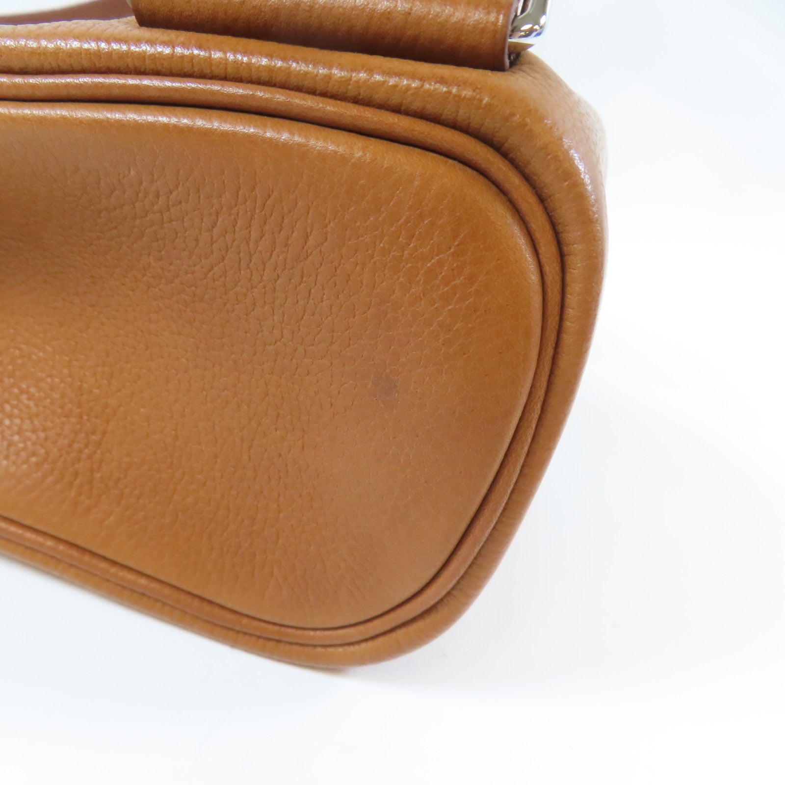 HERMES Barenia皮革Hac A Dos PM銀扣背包Faure啡色