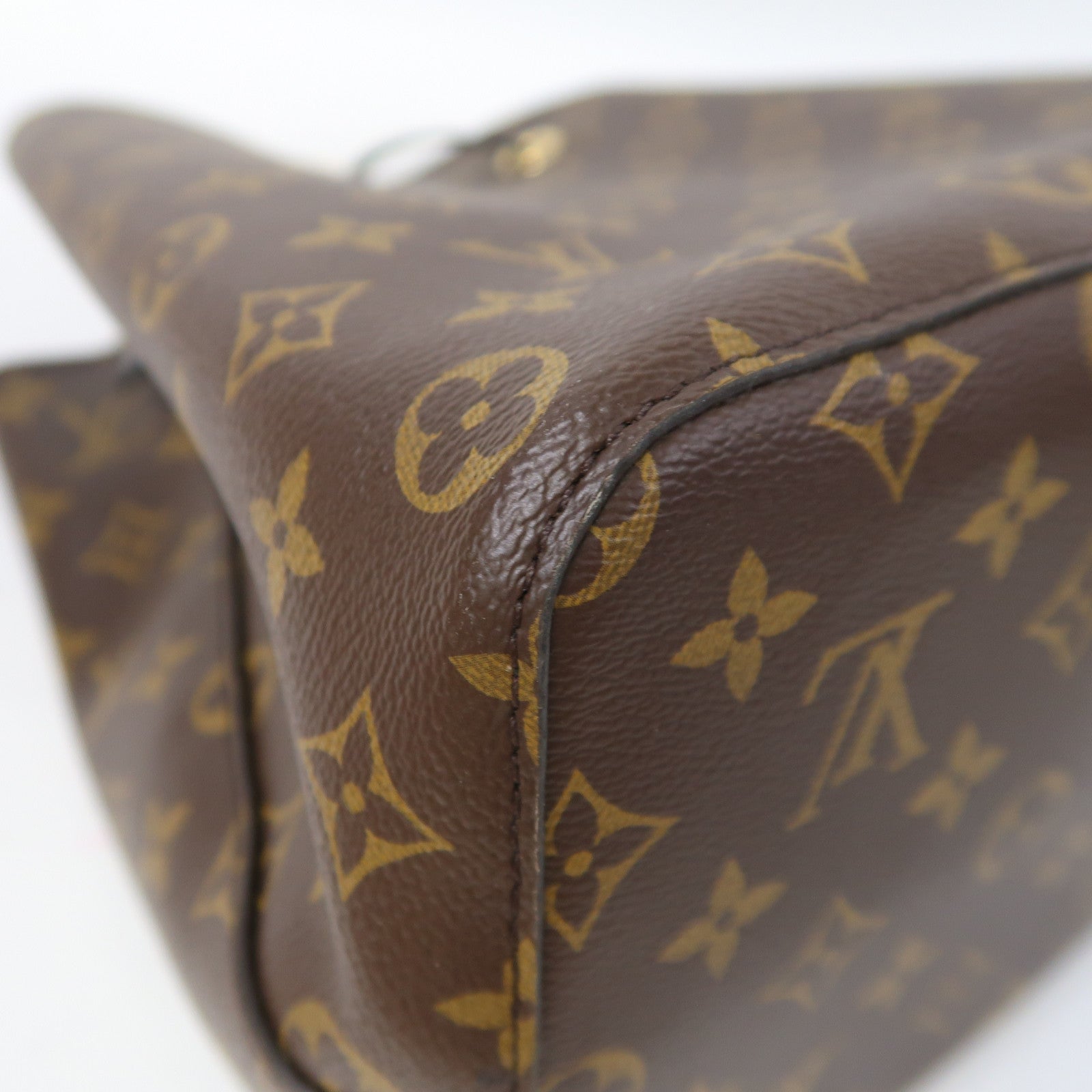 LOUIS VUITTON Monogram Neo Noe MM金扣肩背袋啡色