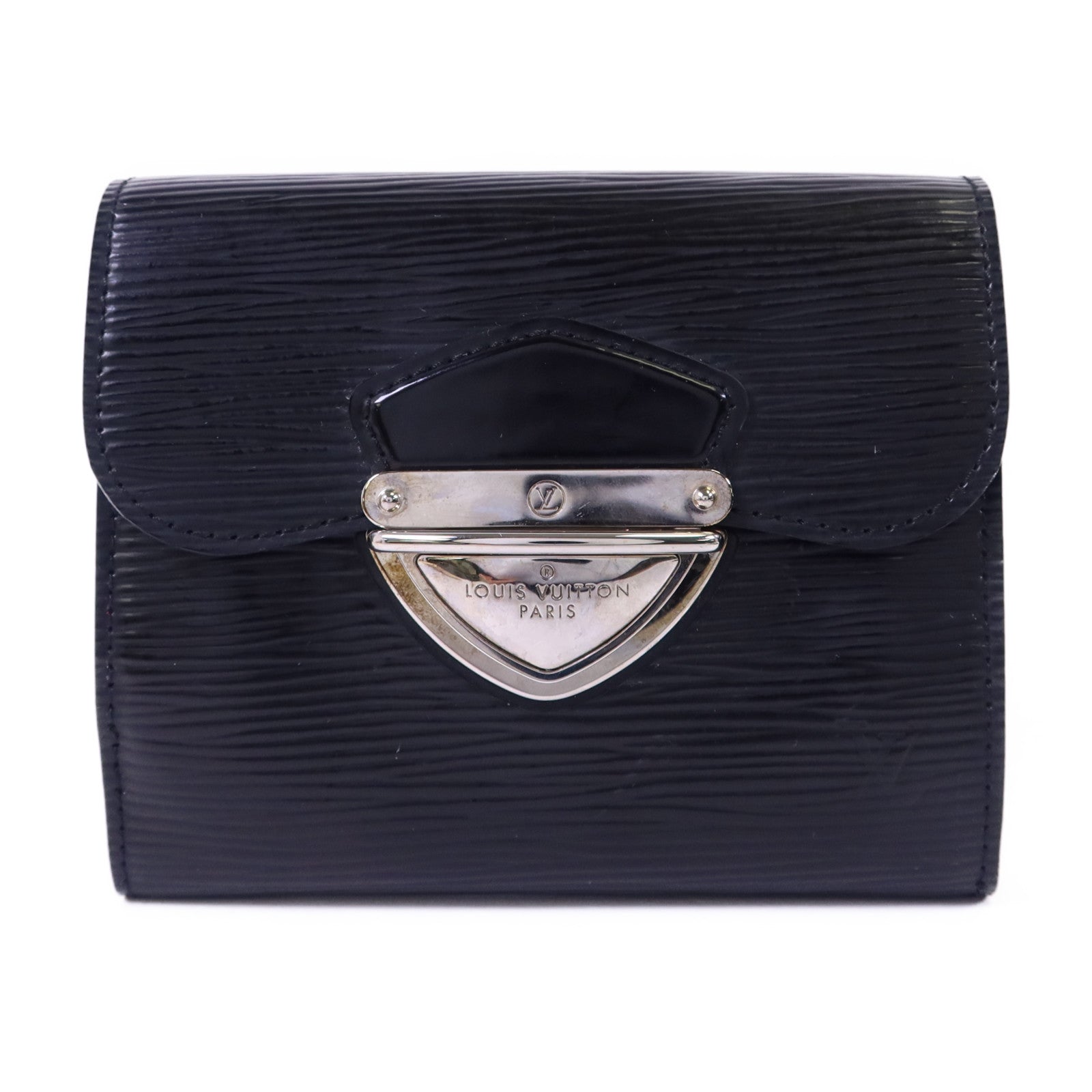 LOUIS VUITTON Epi Portefeuille Joey銀扣錢包