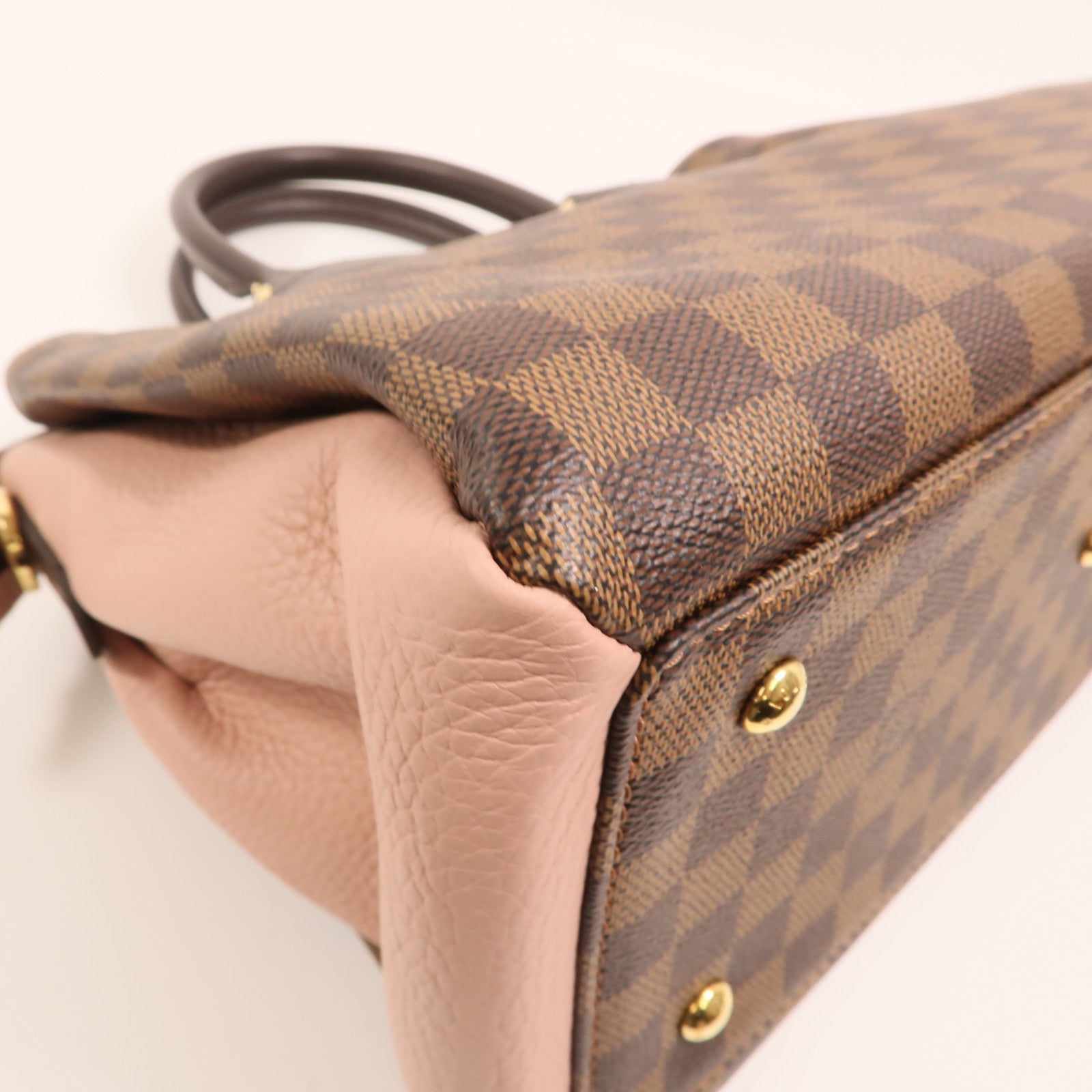 LOUIS VUITTON Damier Normandy金扣手挽肩背兩用袋